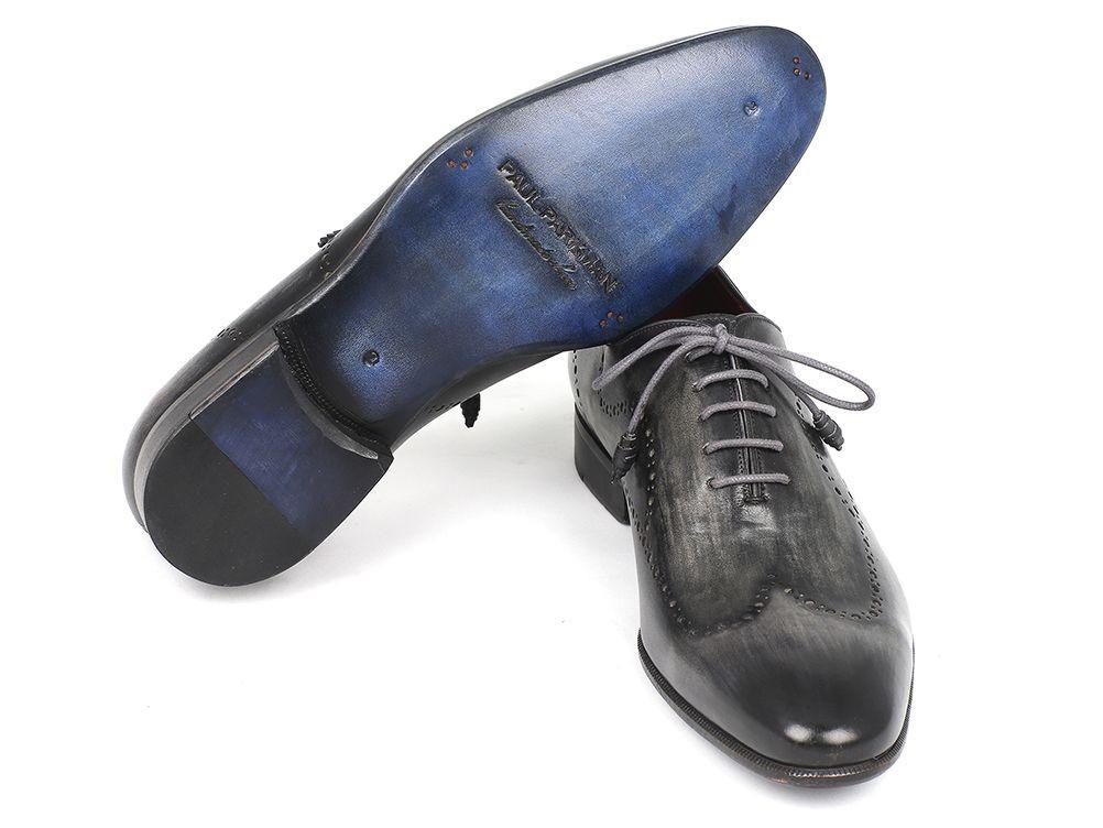 Ardito 2 - Men's Wingtip Blue bottom sole leather oxford dress shoes