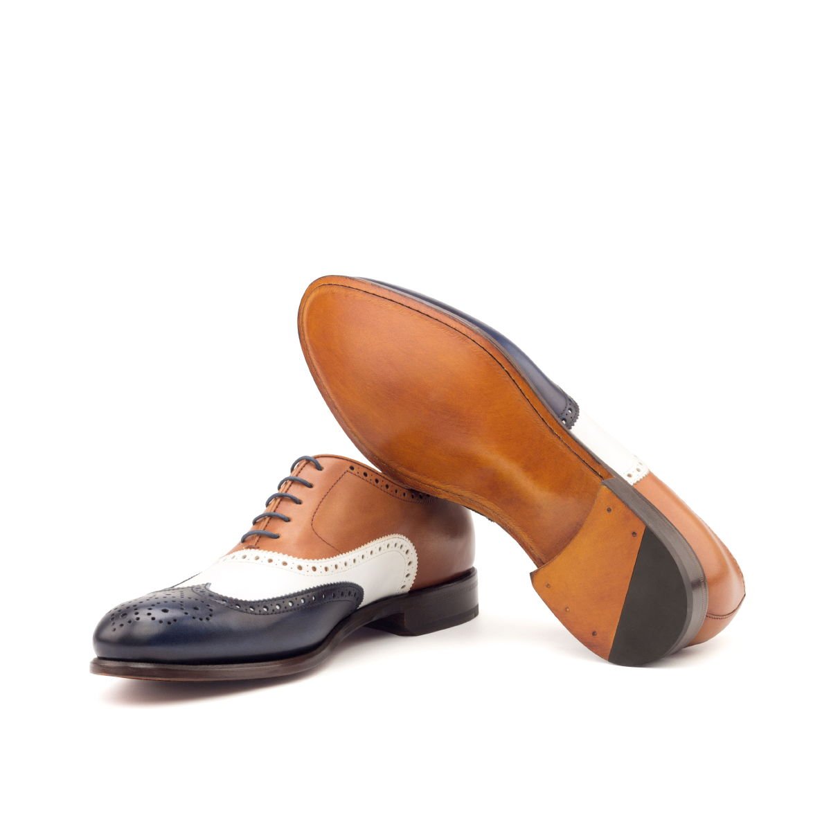 Breziosa - leather brogue Spectator shoes