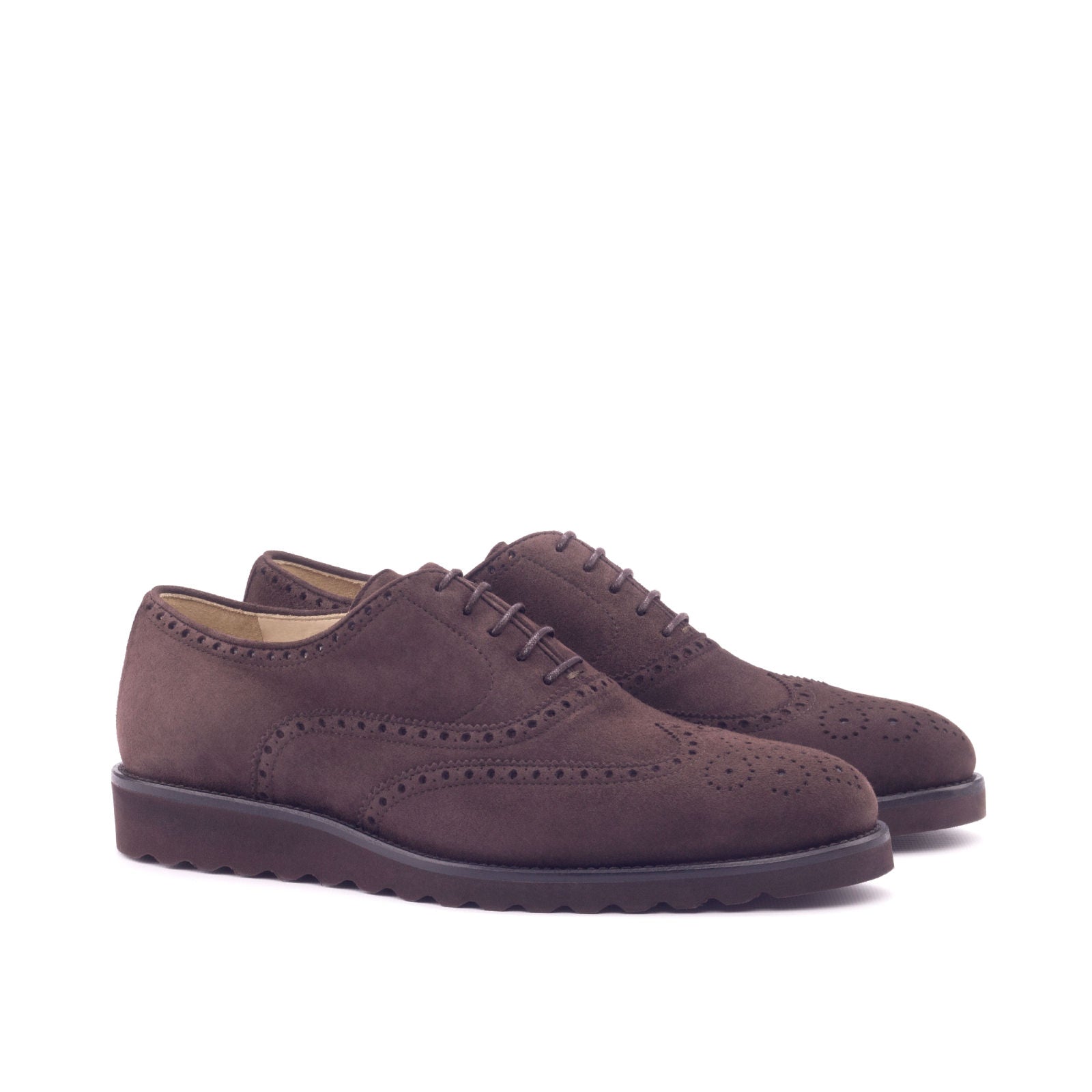 Novestra - suede leather brogue oxford shoes