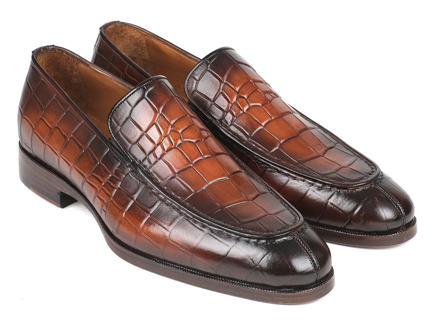 il drillo 2 - Men's Brown Crocodile print Calfskin Loafer shoes