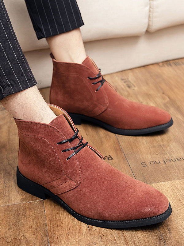 Clairevo - leather chukka boots for men