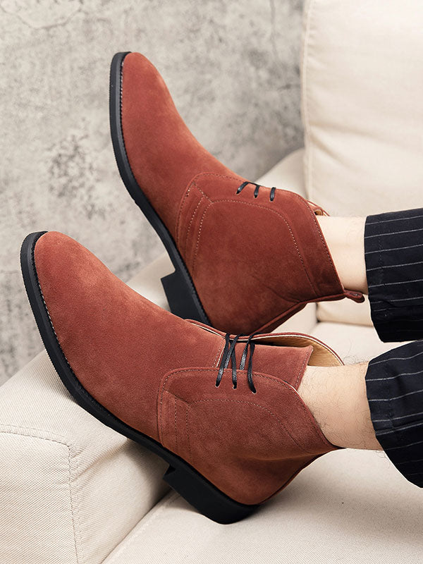 Clairevo - leather chukka boots for men