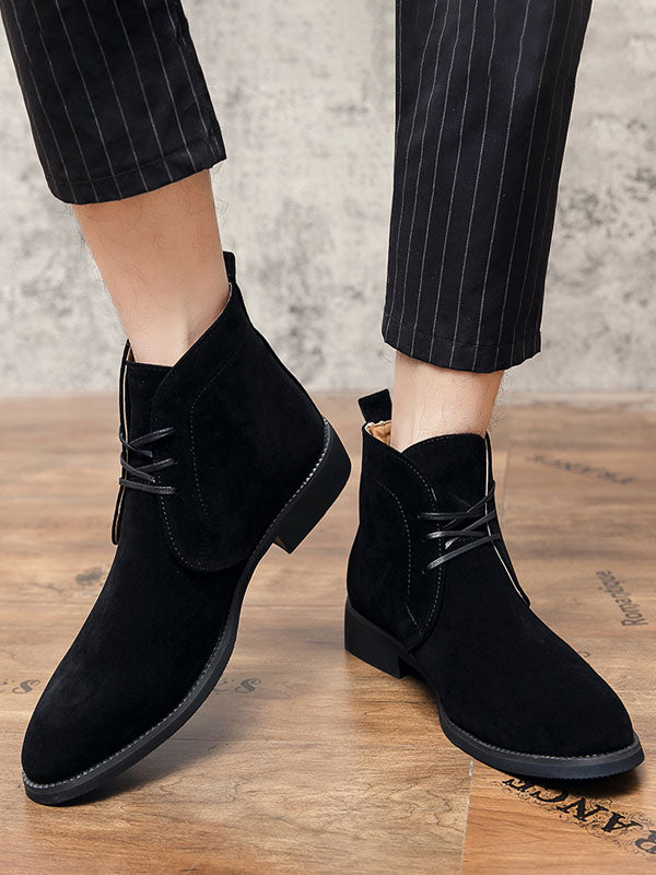 Clairevo - leather chukka boots for men