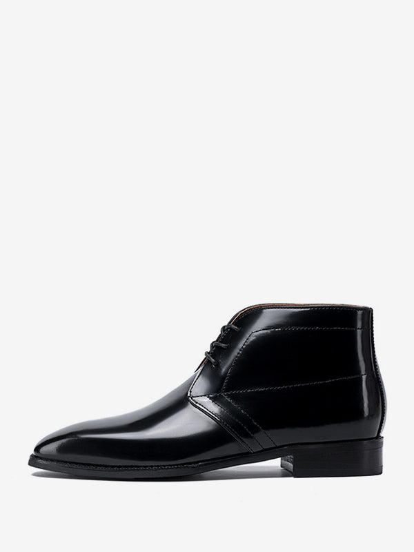 Aquaienne - brown leather boots for men