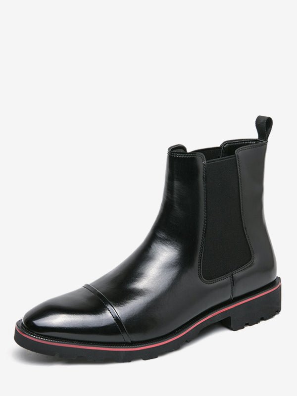 Lyrino - leather chelsea boots for men