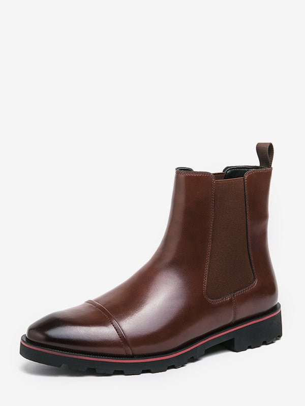 Lyrino - leather chelsea boots for men