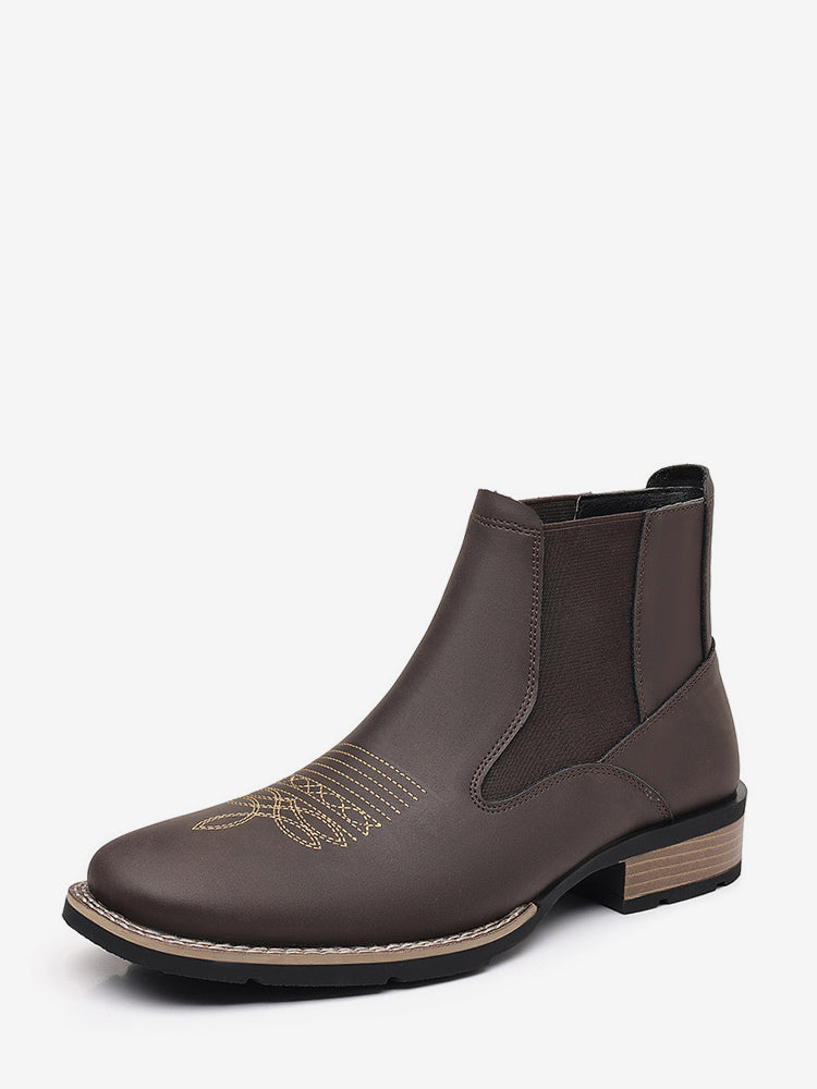 Lyrario - leather chelsea boots for men