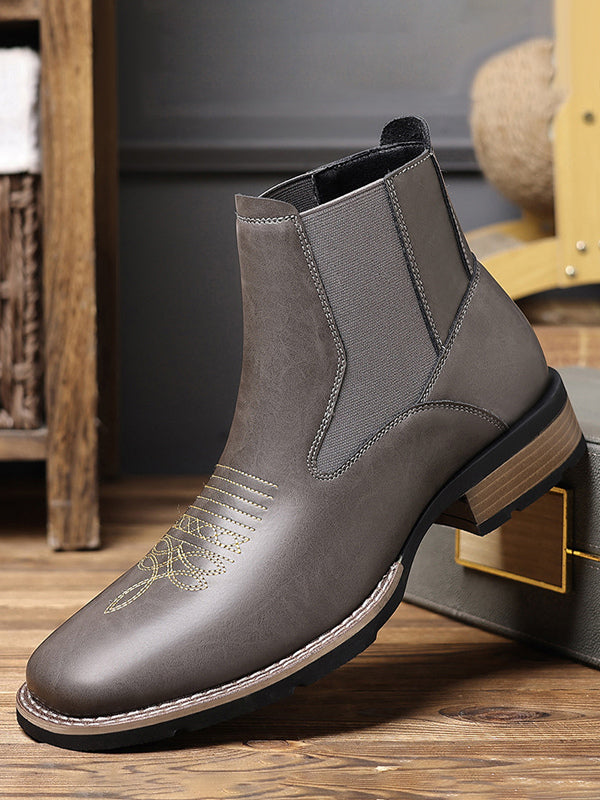 Lyrario - leather chelsea boots for men