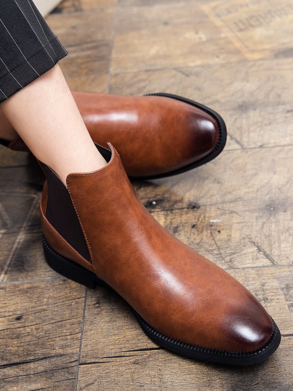 Rosavia - leather chelsea boots for men