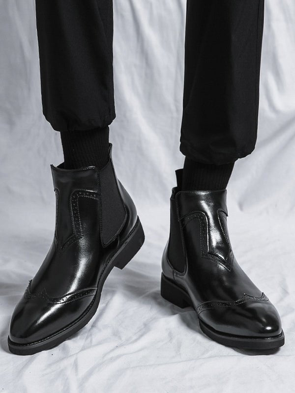 Ventoria - leather chelsea boots for men