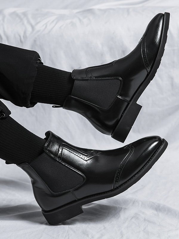 Ventoria - leather chelsea boots for men