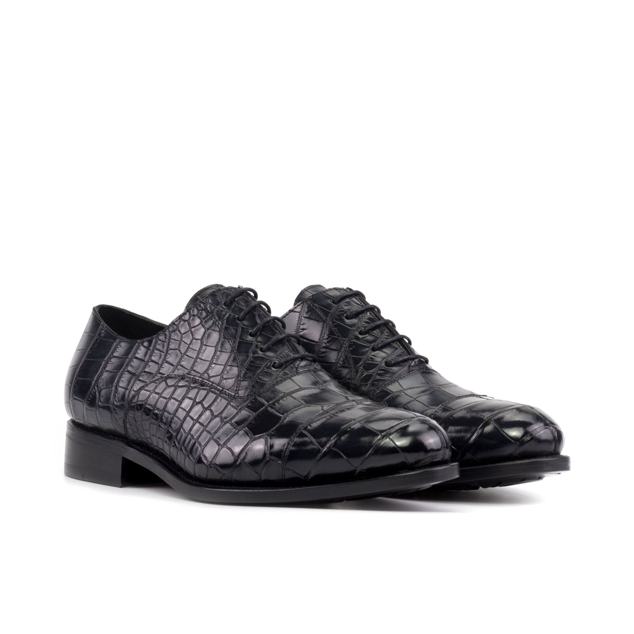 Sotica3 - Genuine alligator skin leather Oxford dress shoes