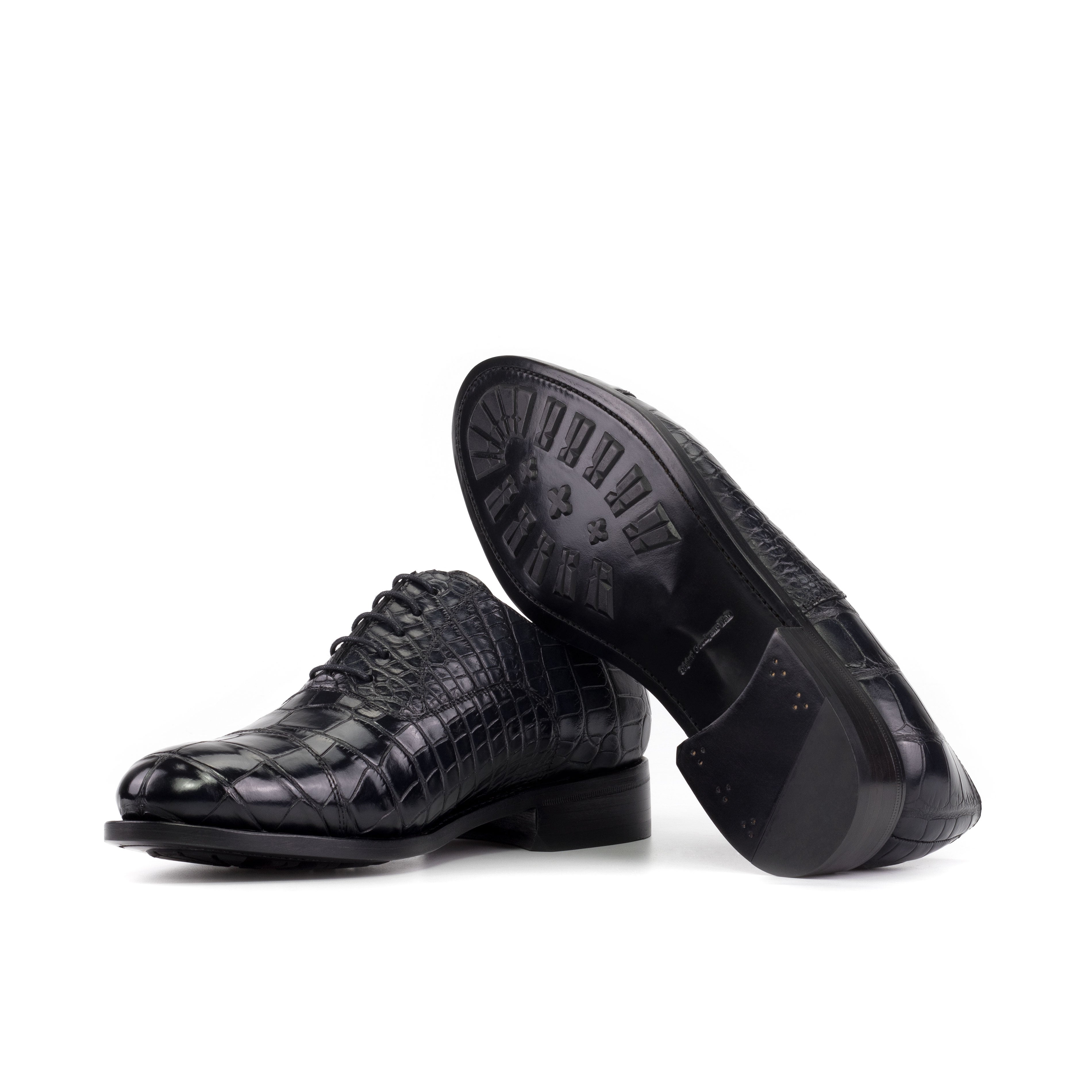 Sotica3 - Genuine alligator skin leather Oxford dress shoes