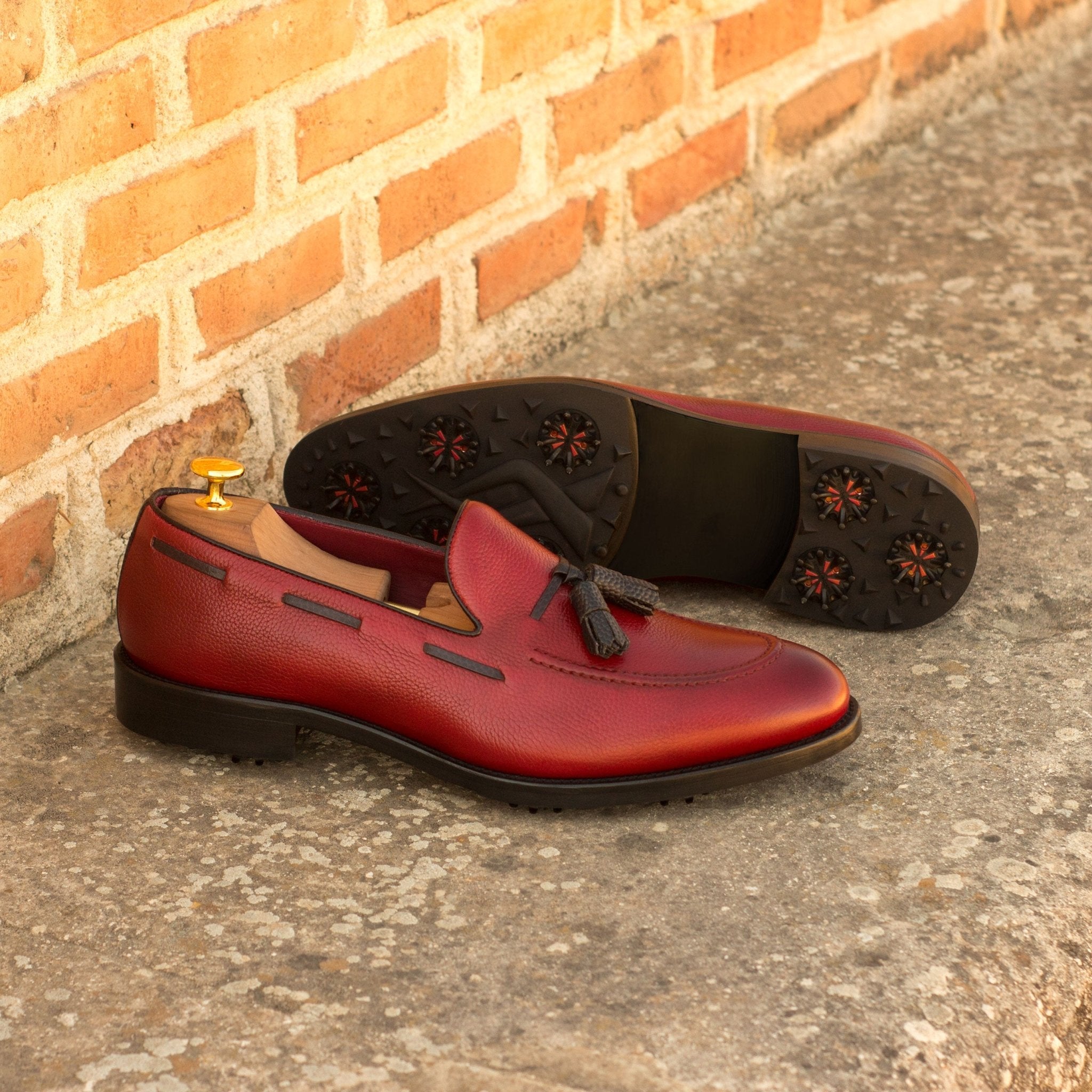 Cori - High quality Golf leather loafers golf shoes