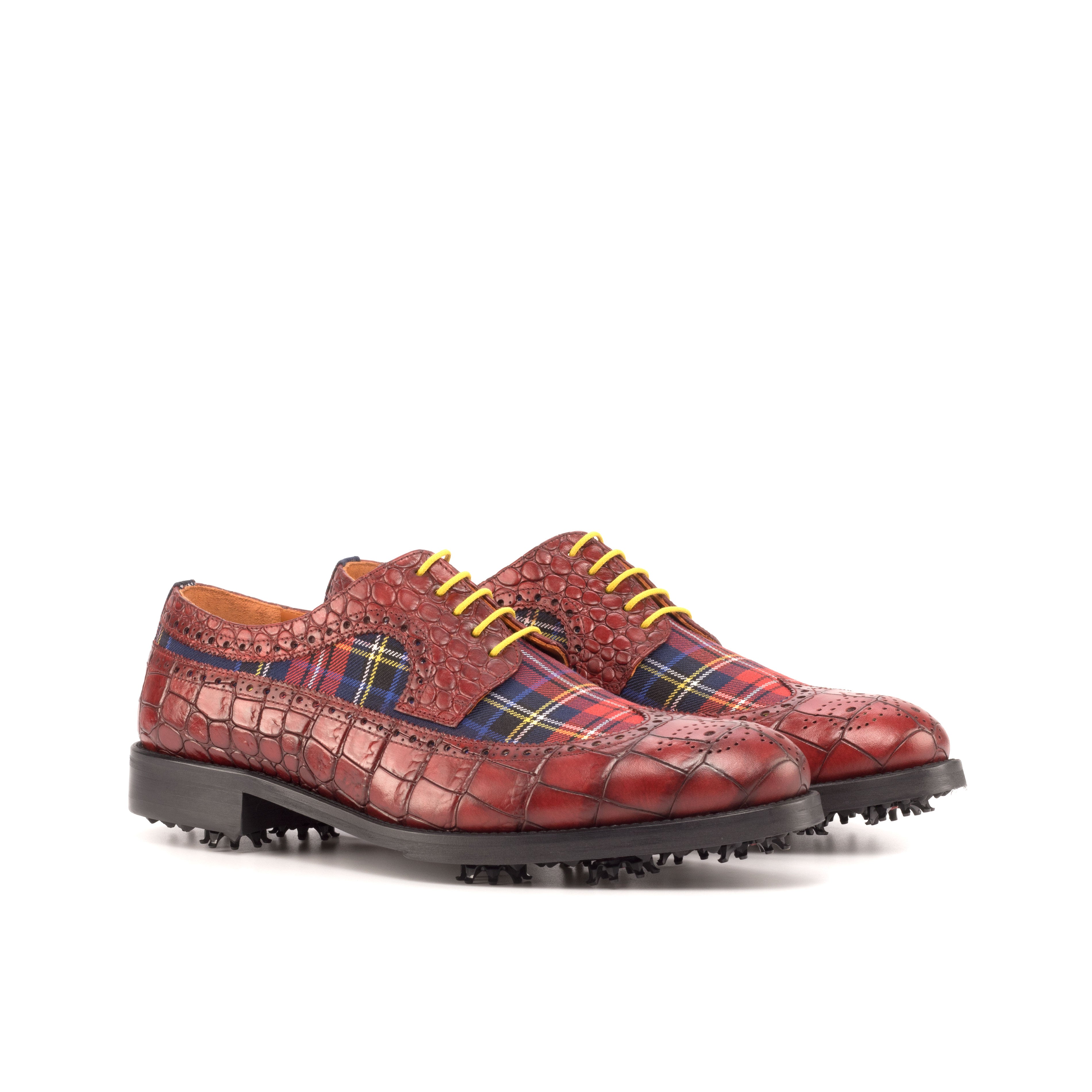Helara - leather derby golf shoes