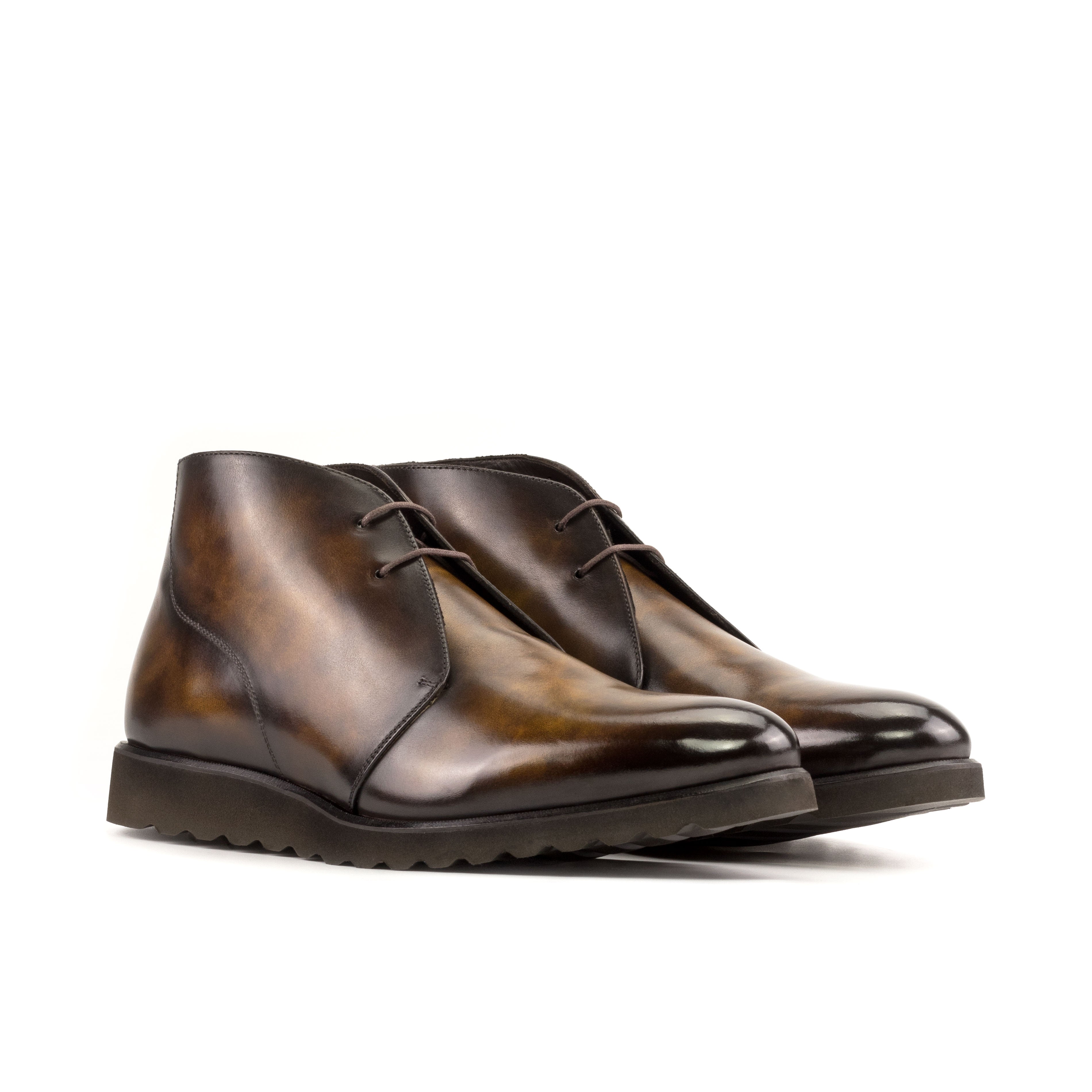 Marelia - Patina leather chukka boots