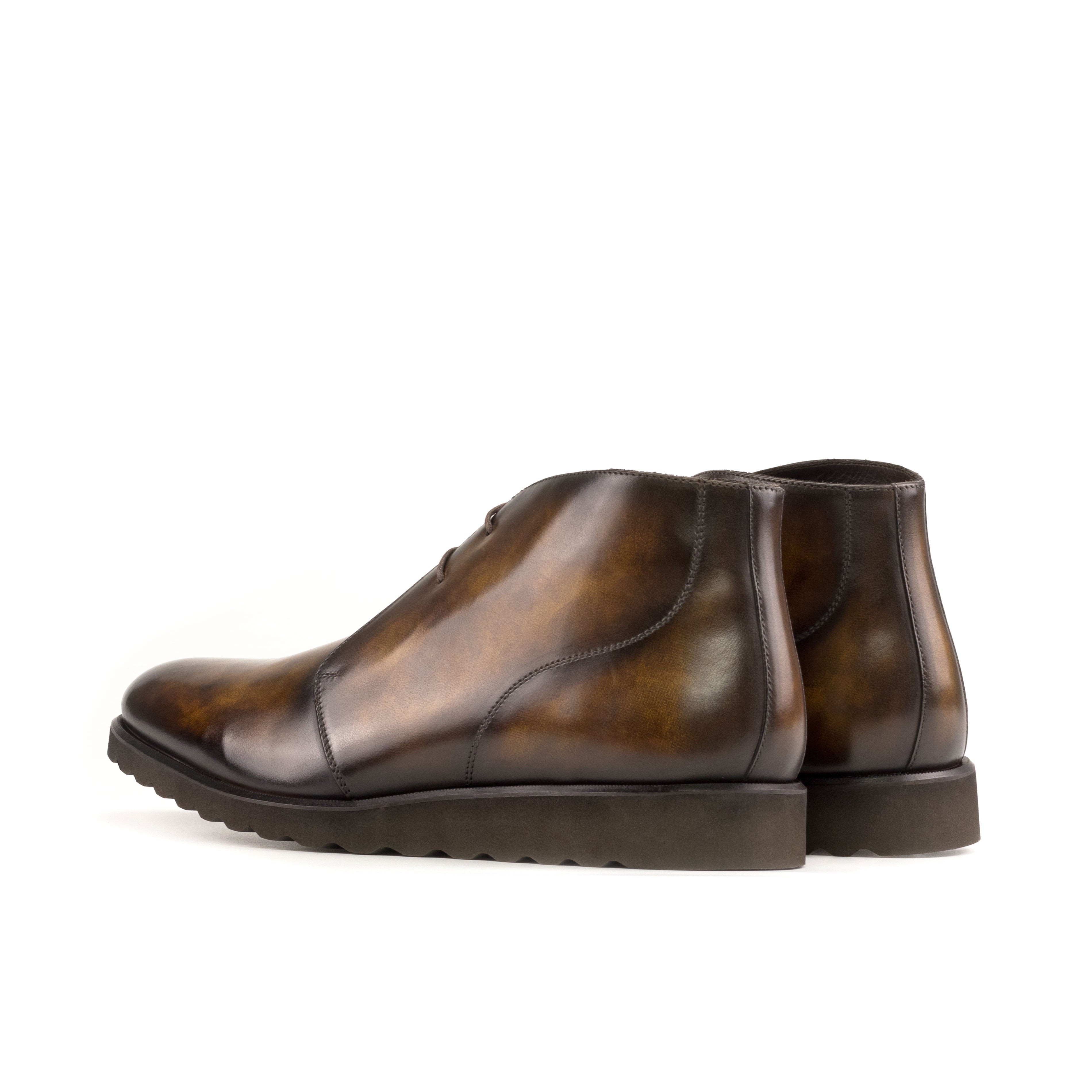 Marelia - Patina leather chukka boots