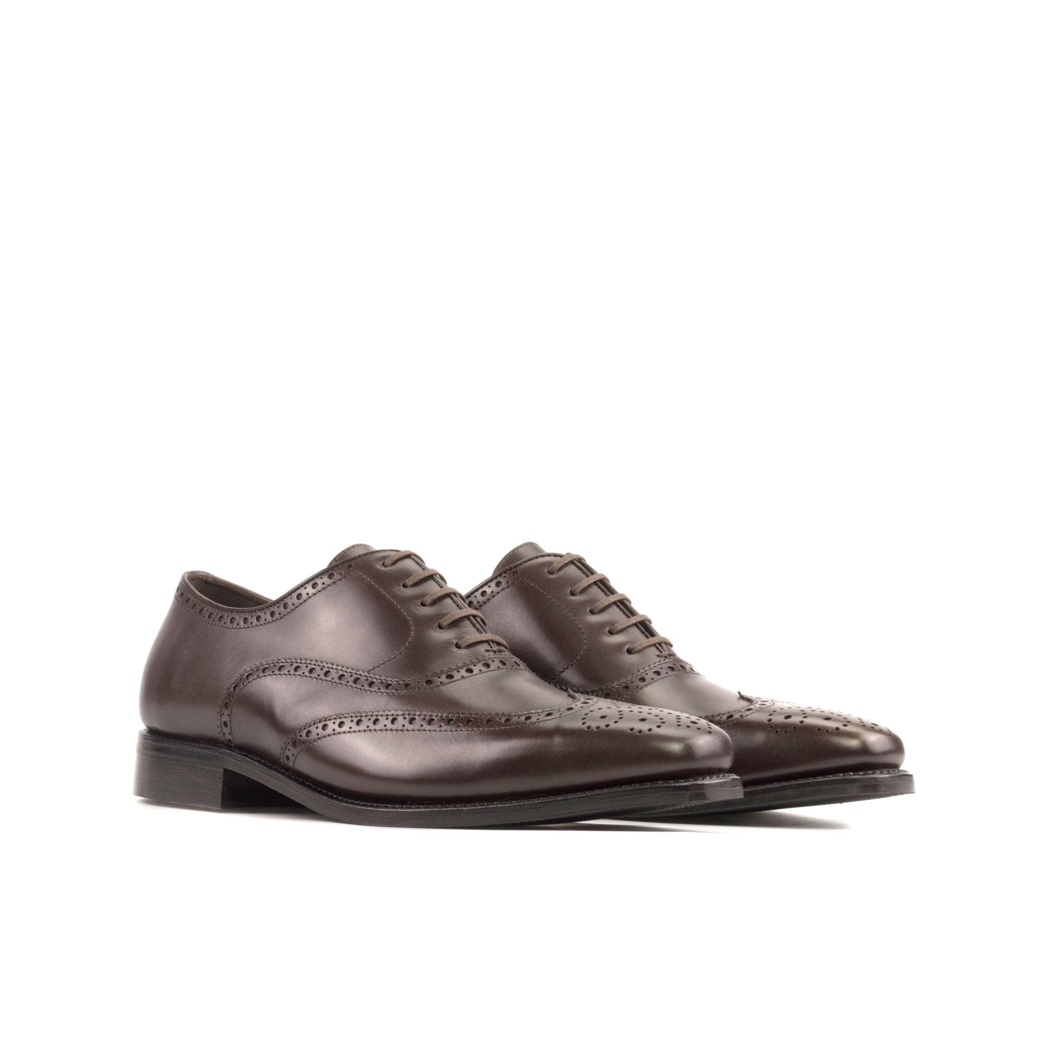 Arconya brown full brogue oxford shoes
