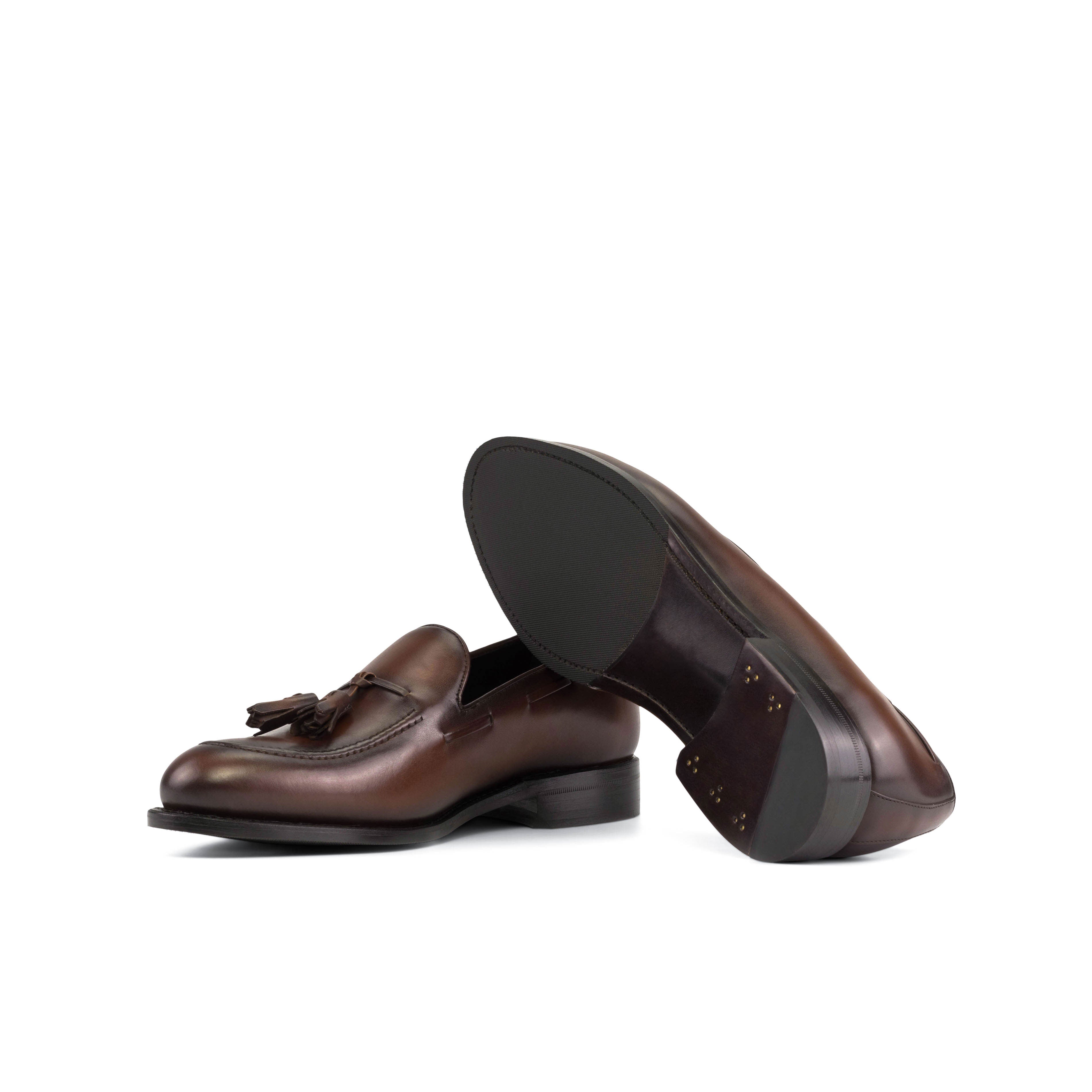 Ravelar - Classic tassel leather loafers for men. Up to size 16US
