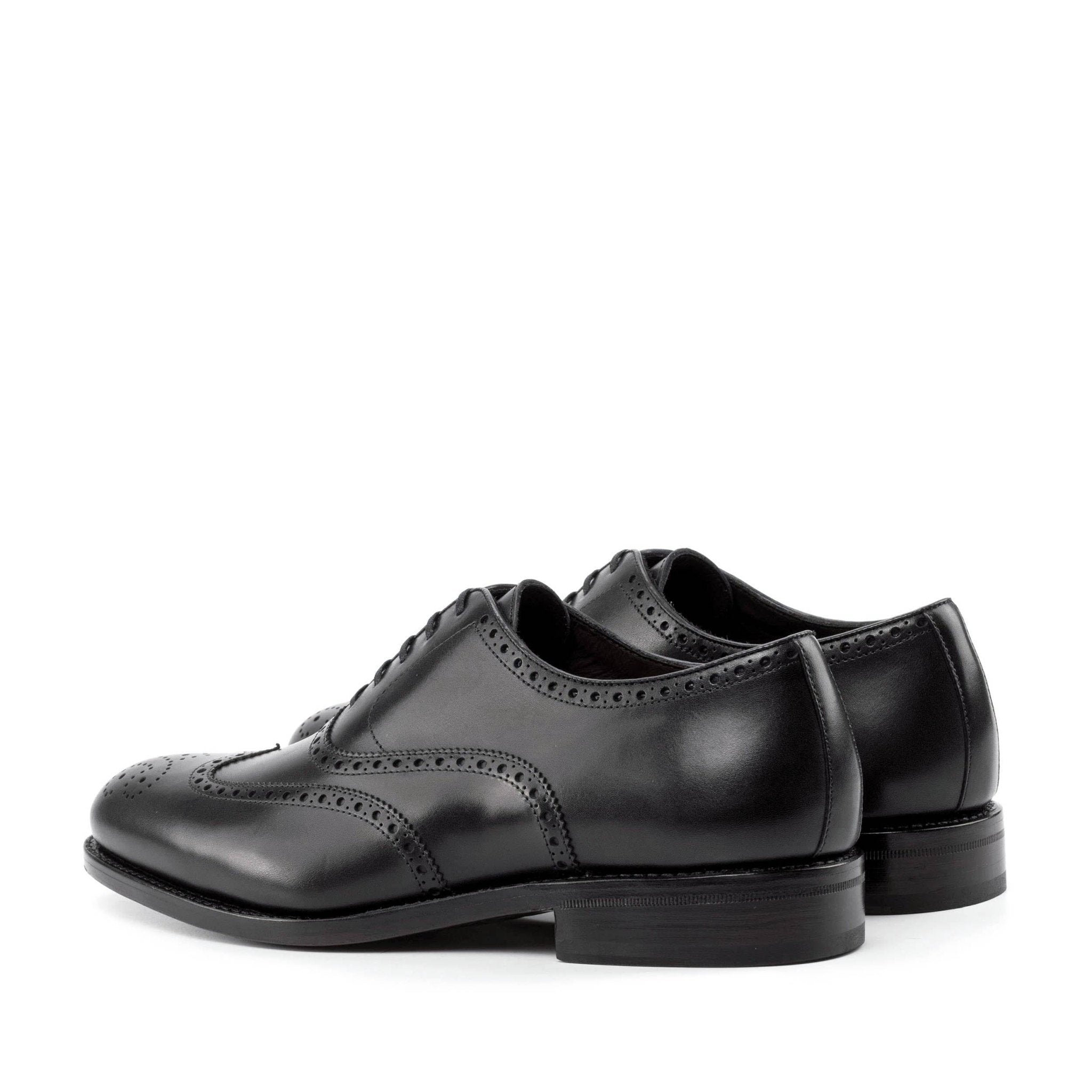 Arconya black classic full brogue oxford shoes