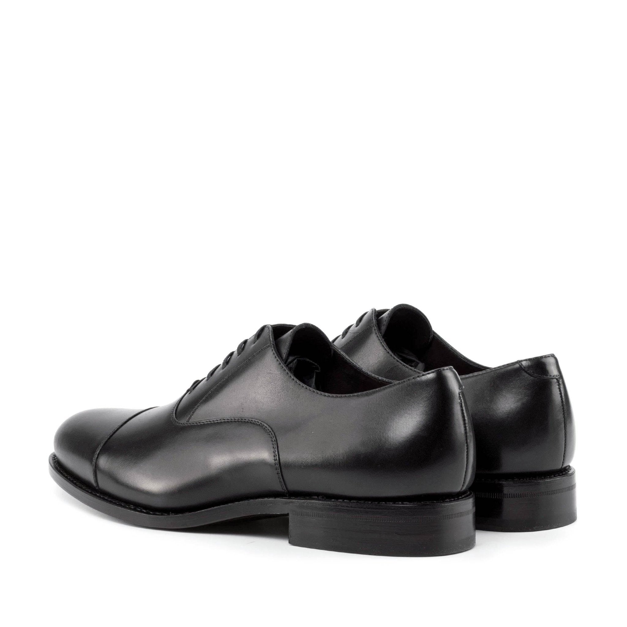 Robianza S - Classic black oxford dress shoes for men