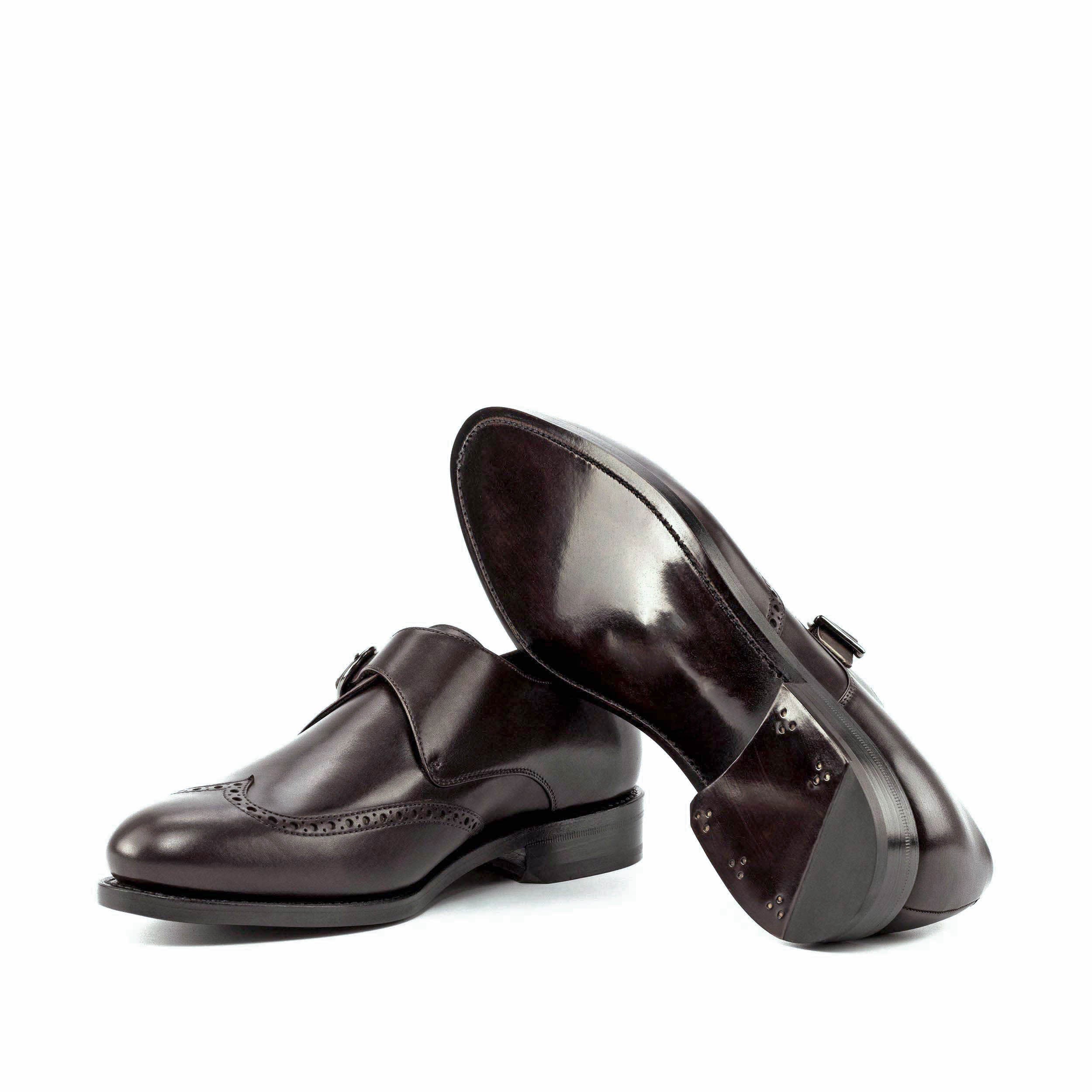 Laspa2 - Classic single monk strap formal dress shoes for men