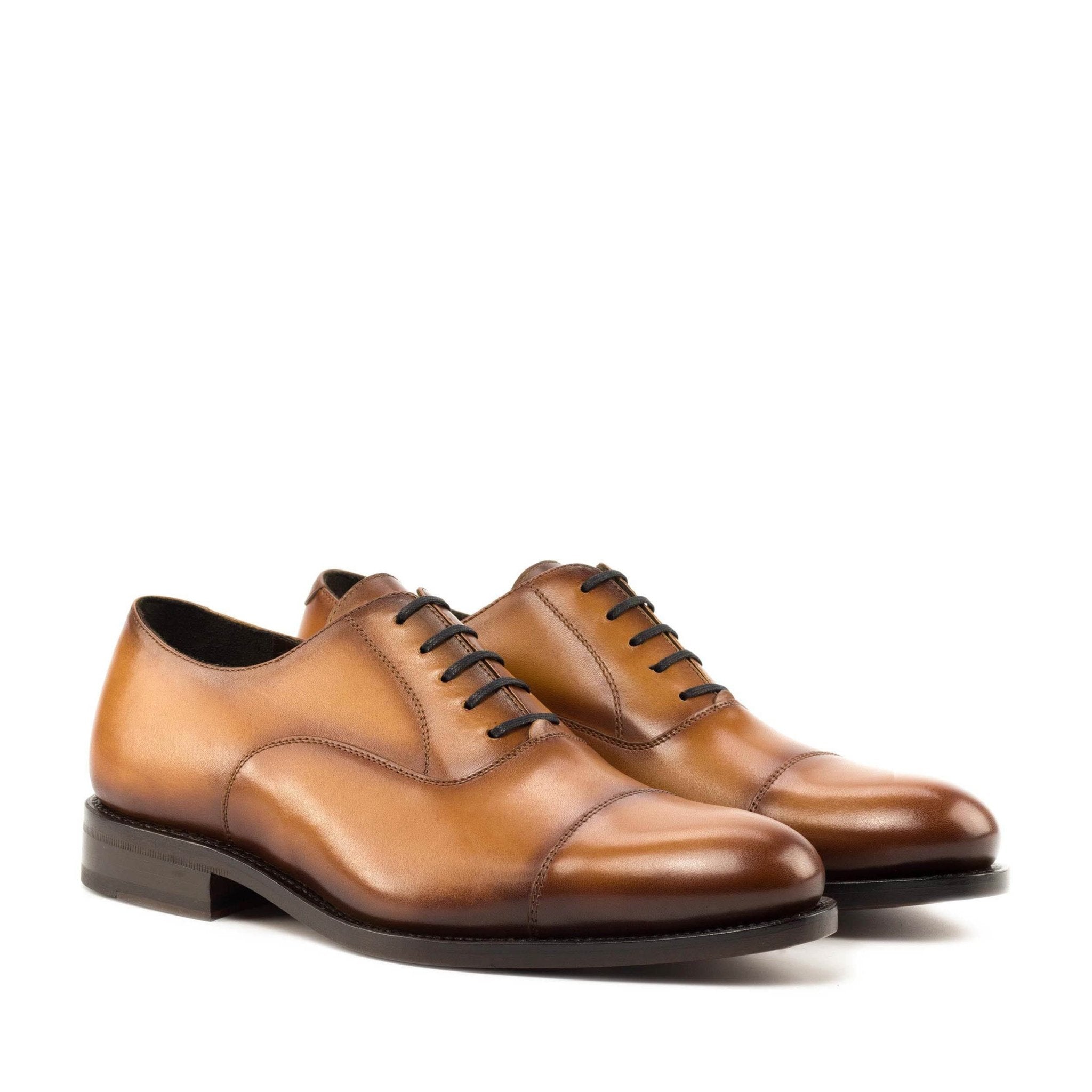 Ganza - Classic Genuine leather oxford office dress shoes for men
