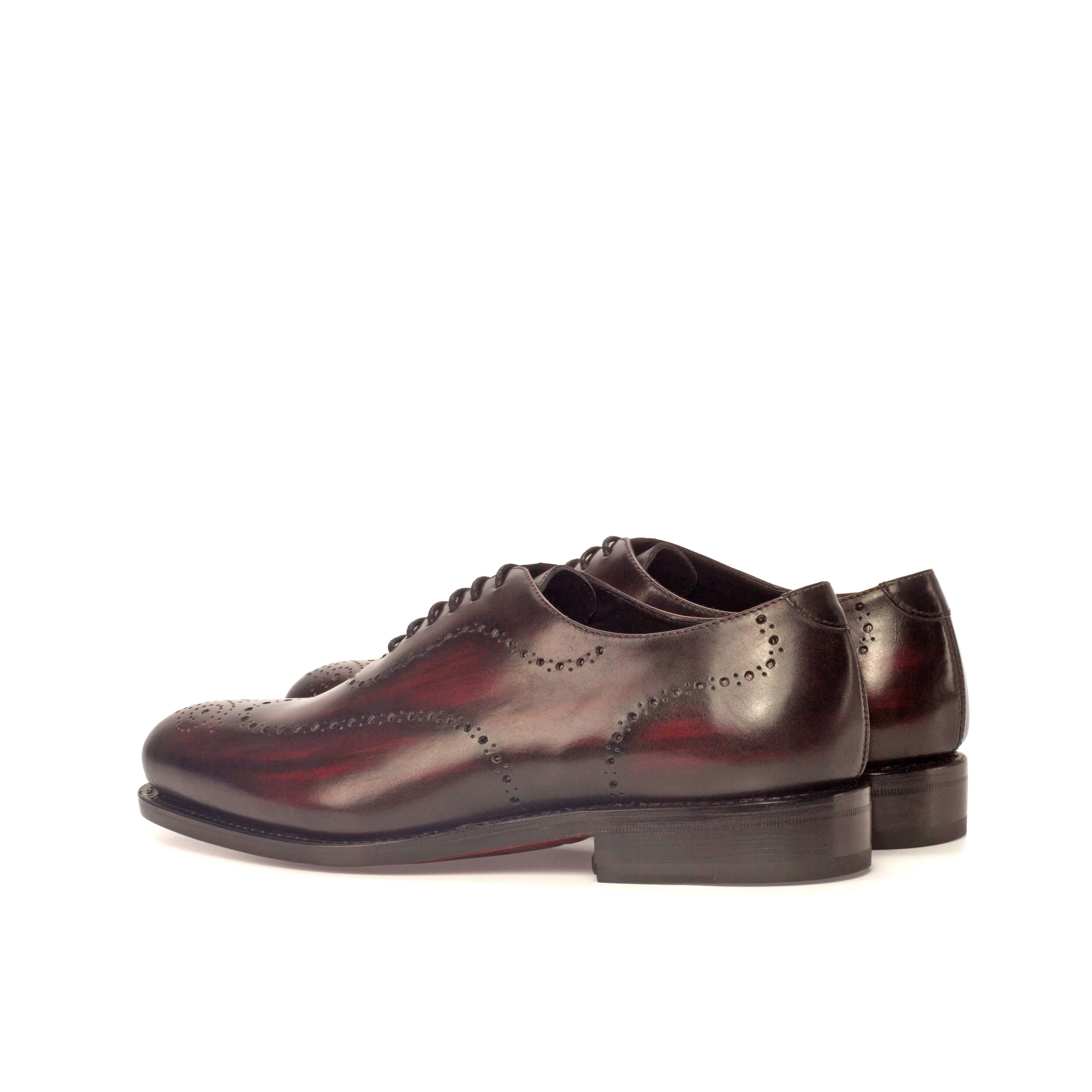 Orana - Wholecut patina red bottoms oxford dress shoes