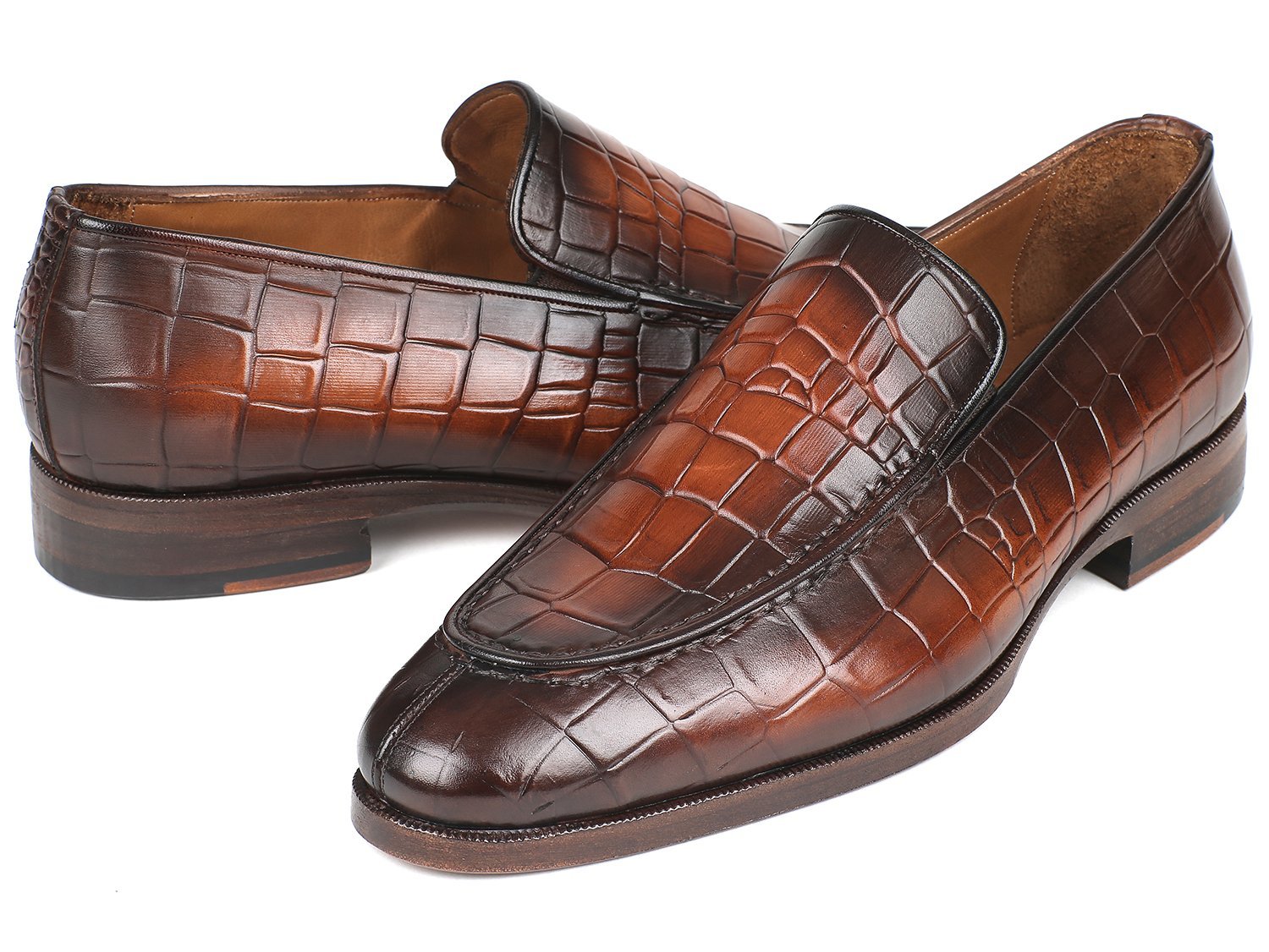 il drillo 2 - Men's Brown Crocodile print Calfskin Loafer shoes