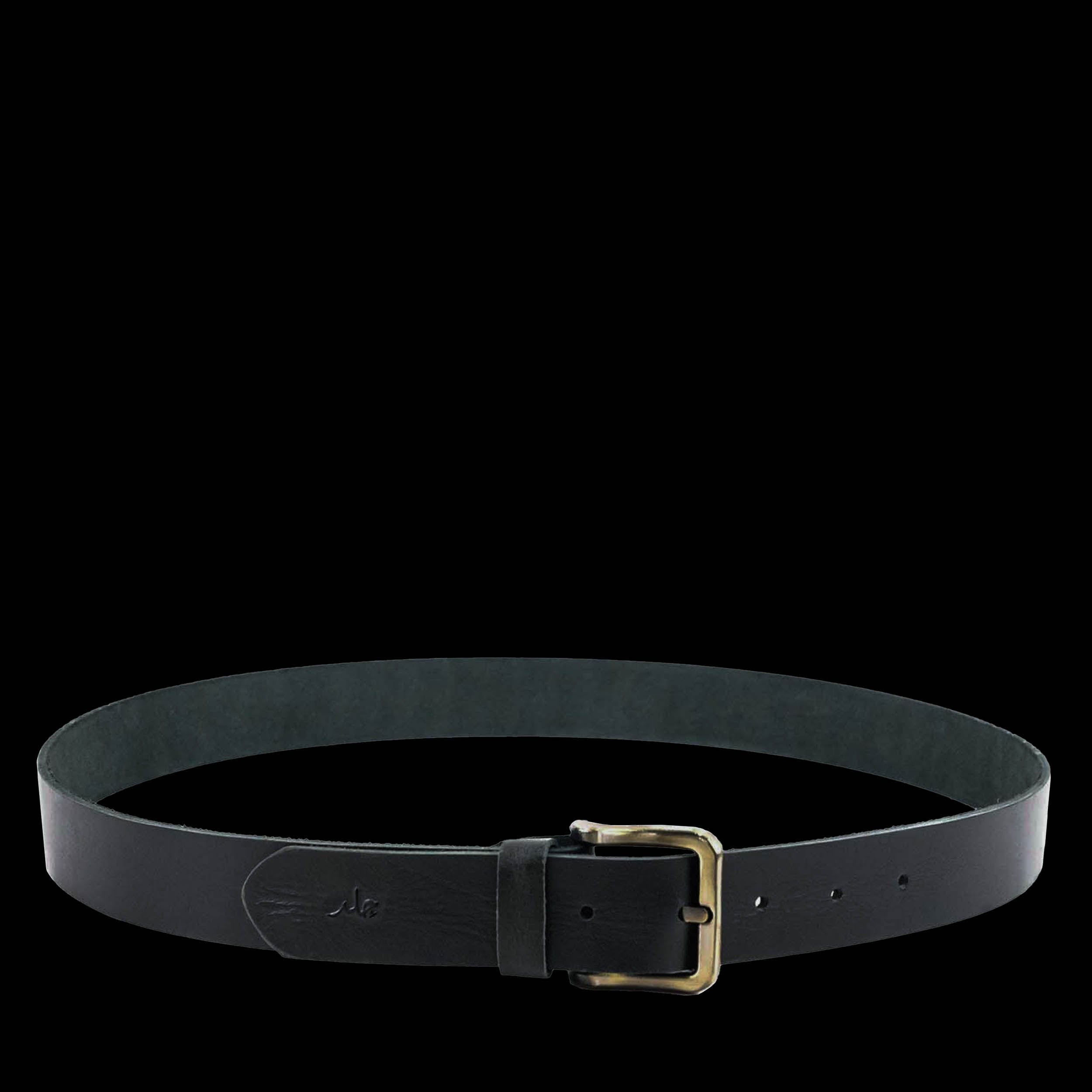 Roadie Black - Leather Belt for Men