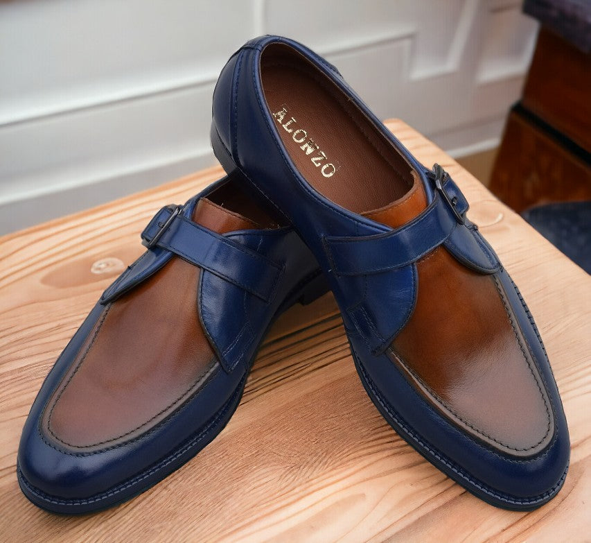 Alexis -  Handmade Luxury Monk Strap loafers