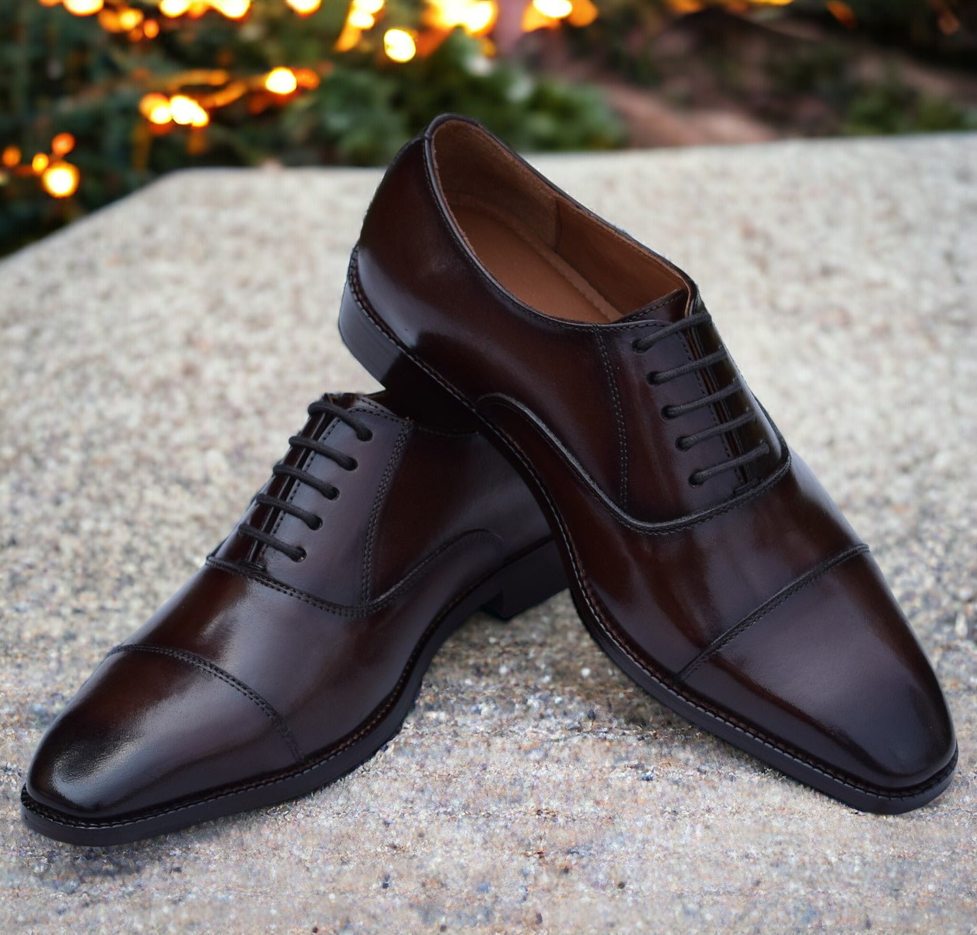 Revera - Handmade capote Leather oxford dress Shoes