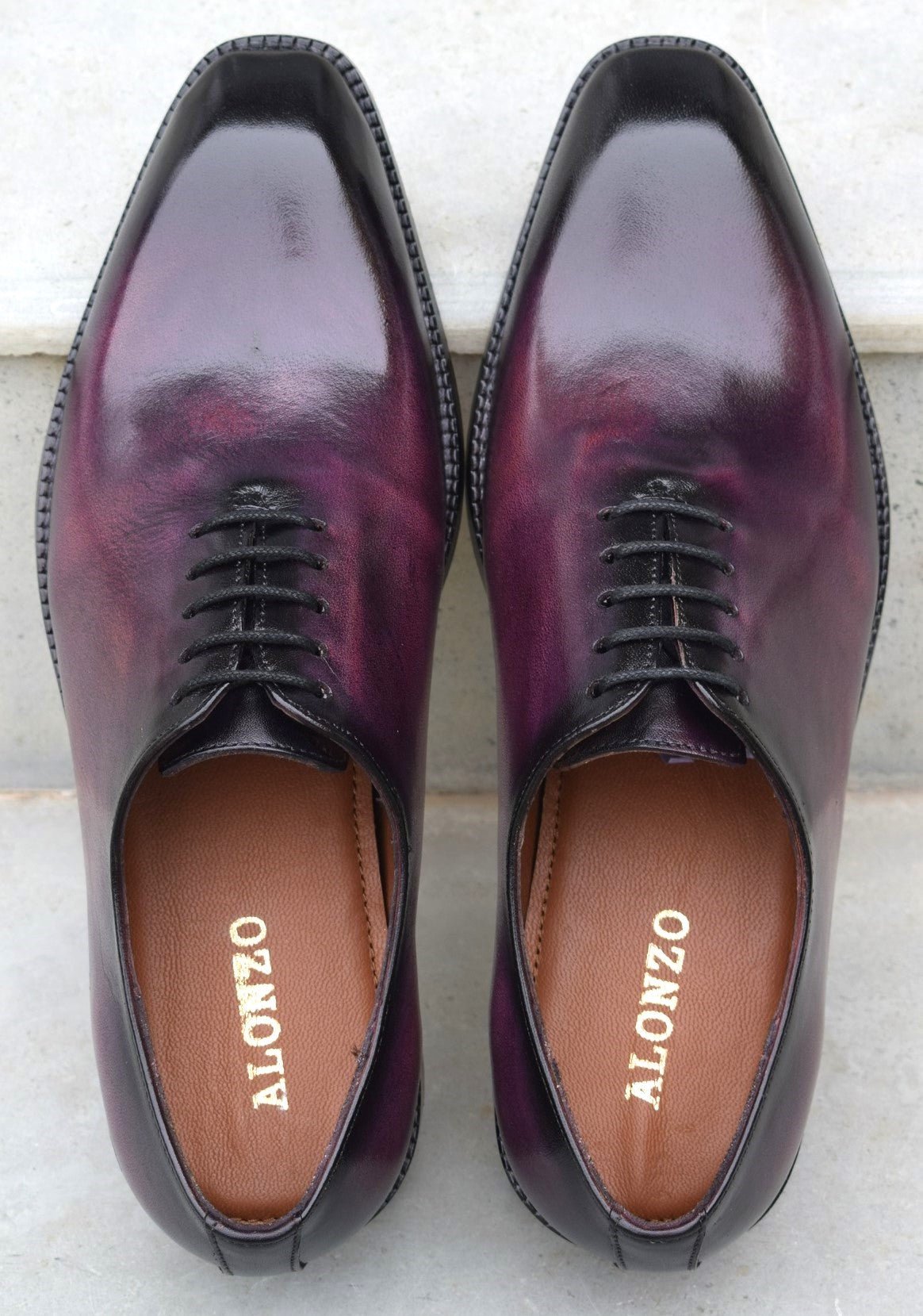 Greyson2 Wholecut Leather Sole Shoes