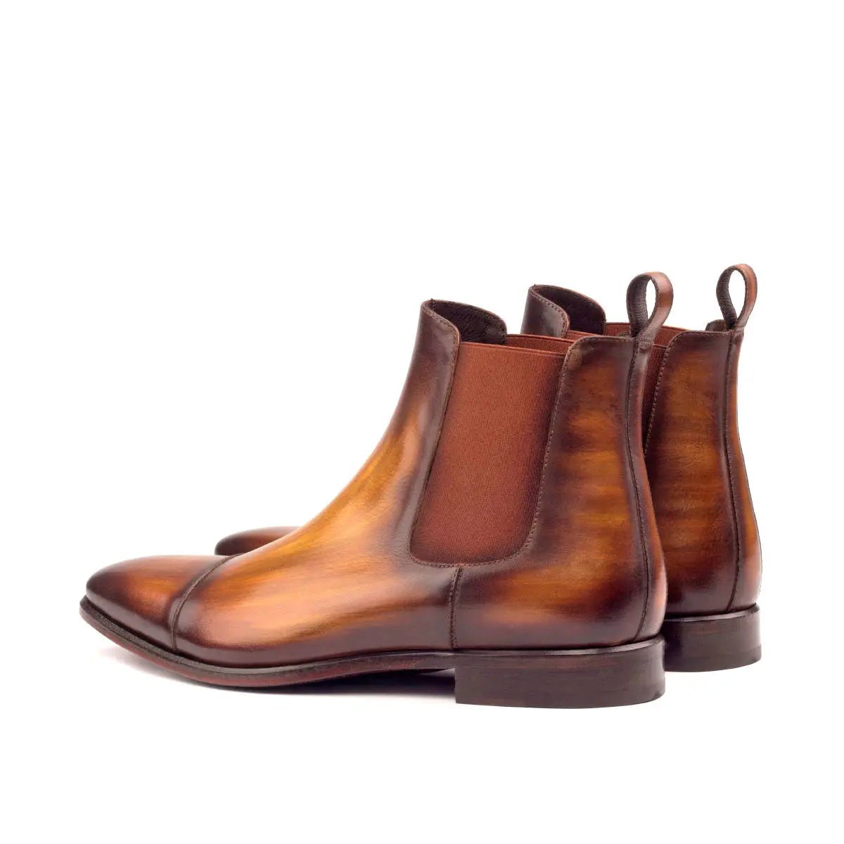 Lomaza- Red bottoms boot, Hand-Painted Chelsea Boot for men