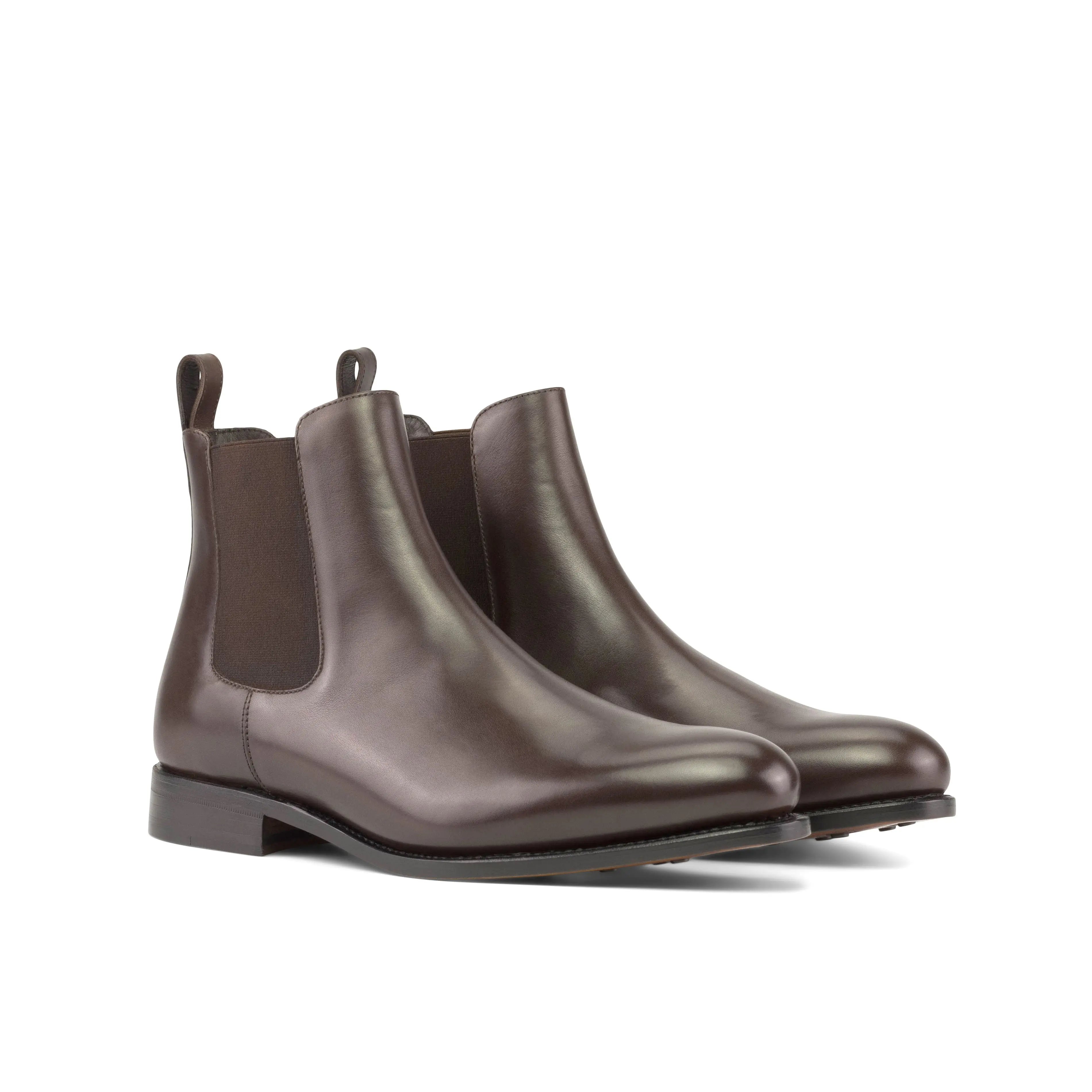 Brianza2 - Dark Brown Men's Leather Chelsea Boot