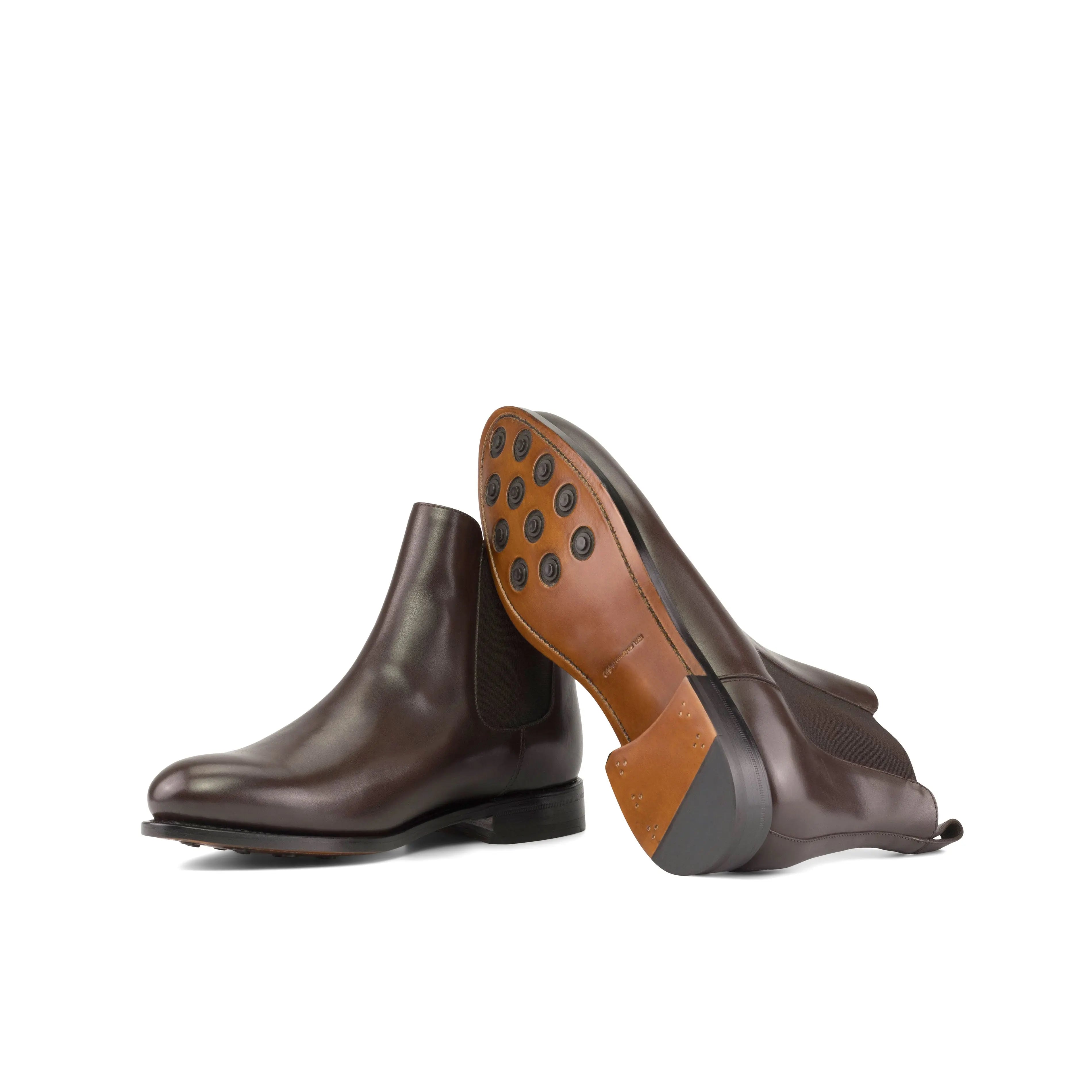 Brianza2 - Dark Brown Men's Leather Chelsea Boot