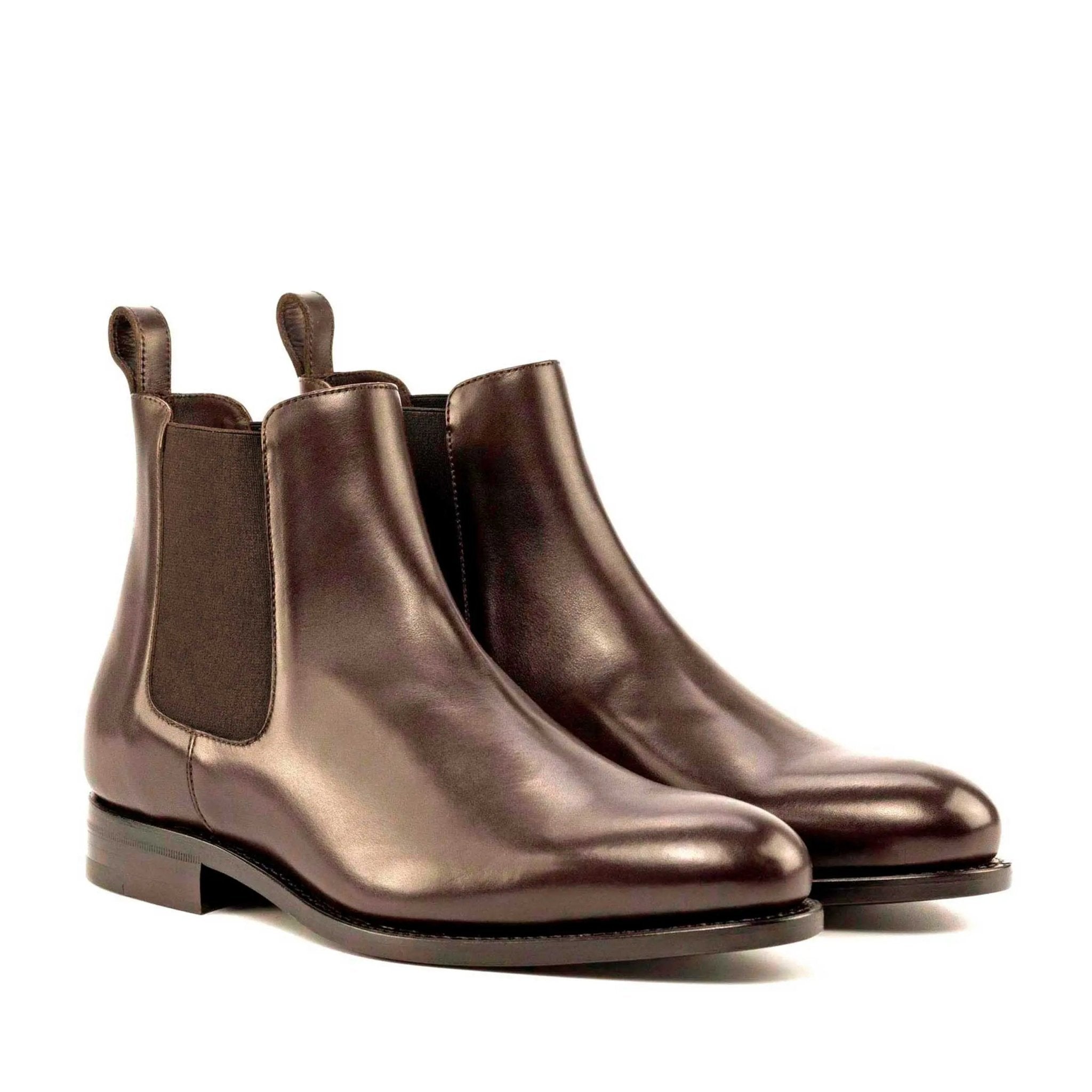 Brianza3 - Dark Brown Leather Chelsea Boot for men