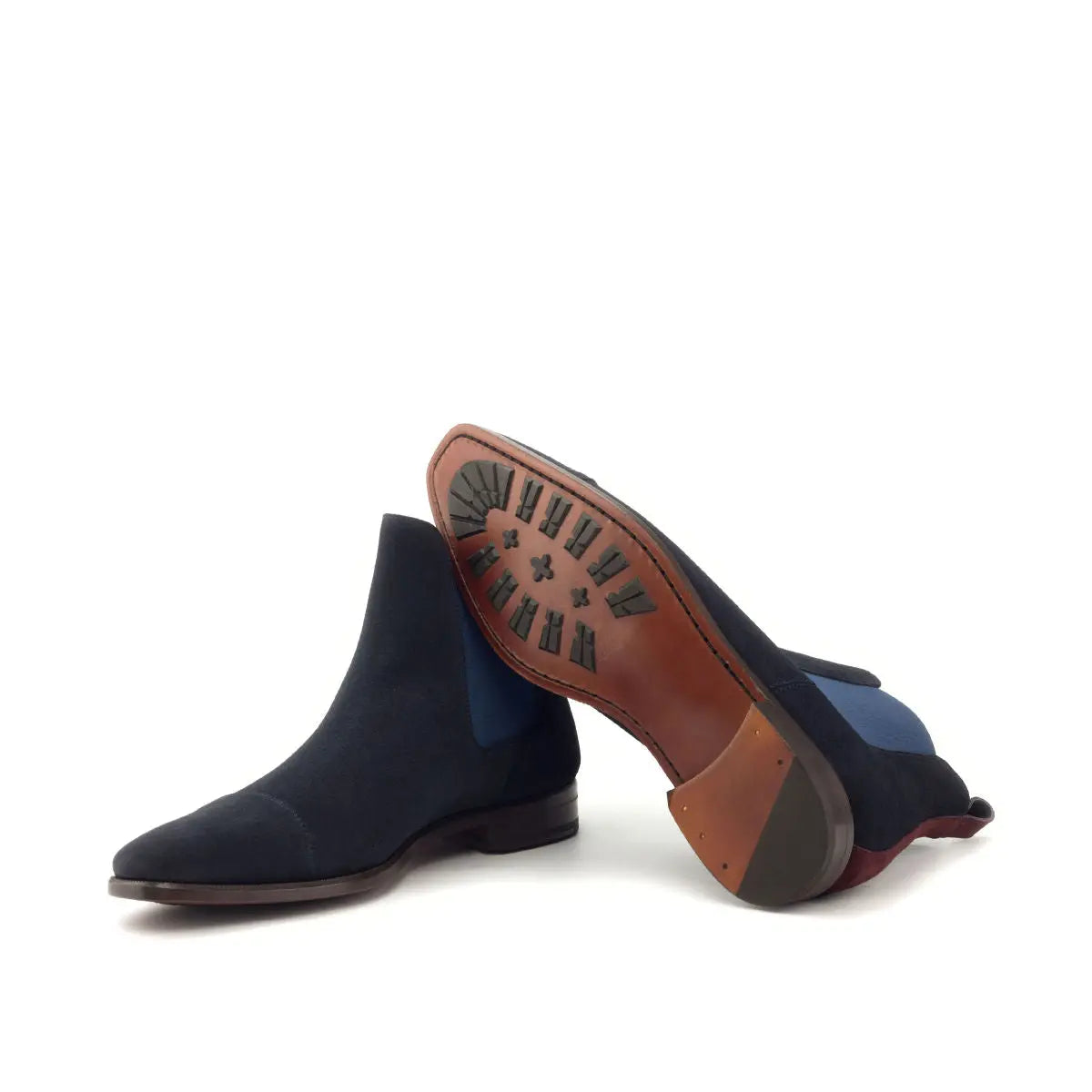 Volpa - Men's Navy Suede Chelsea Boot