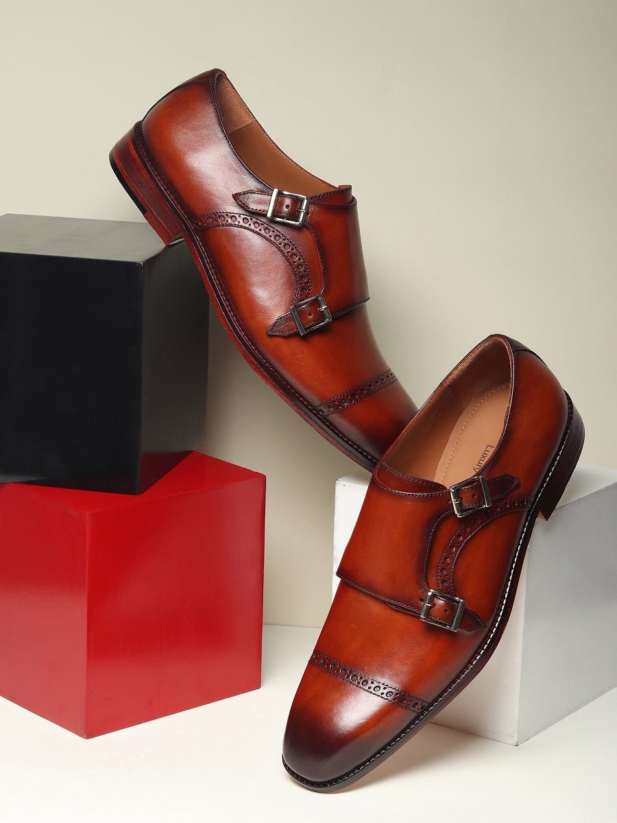 Stiro - Handmade Double Monk Strap dress shoes