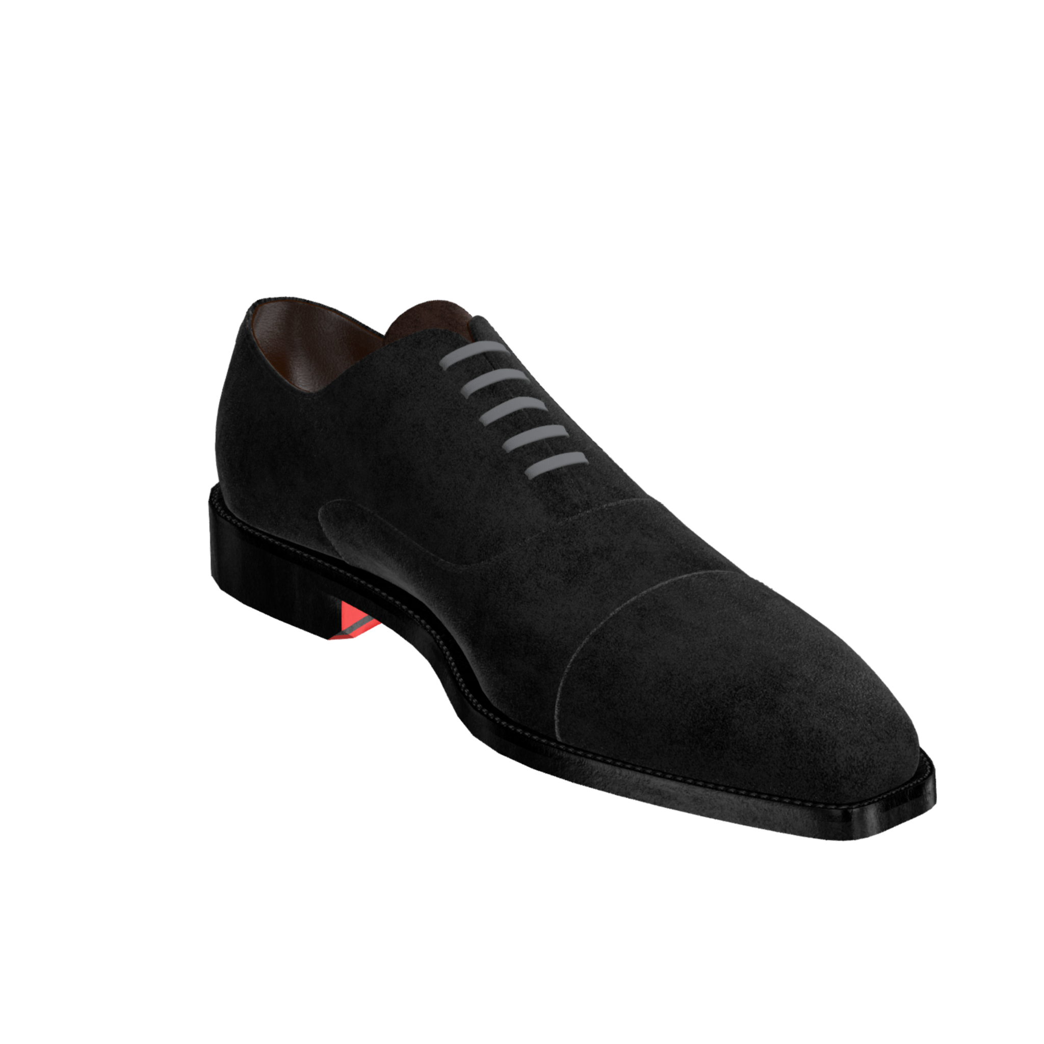 Rozo - classic suede leather red bottom sole oxford dress shoes