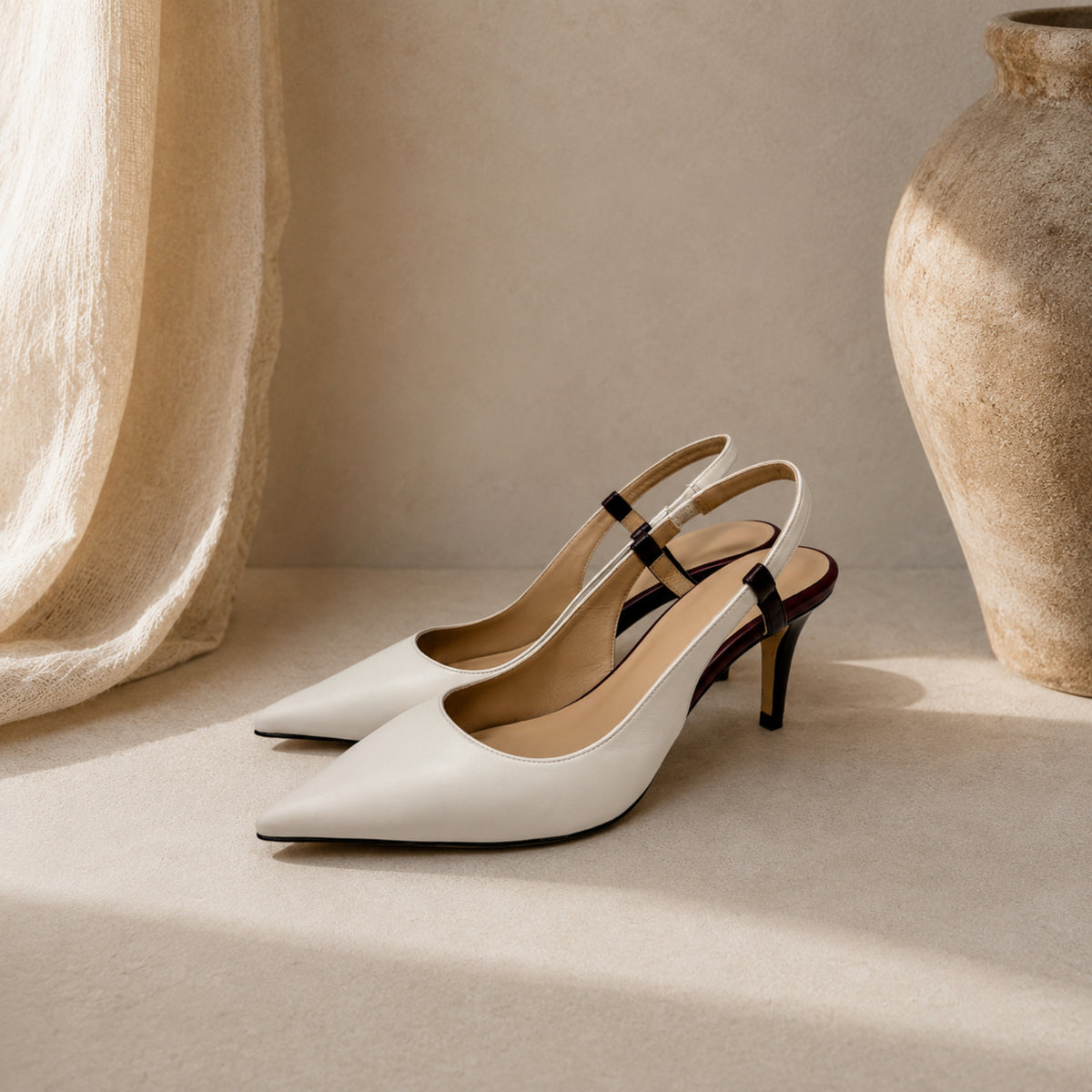 Verique suede slingback pumps for women, view 3 of 3