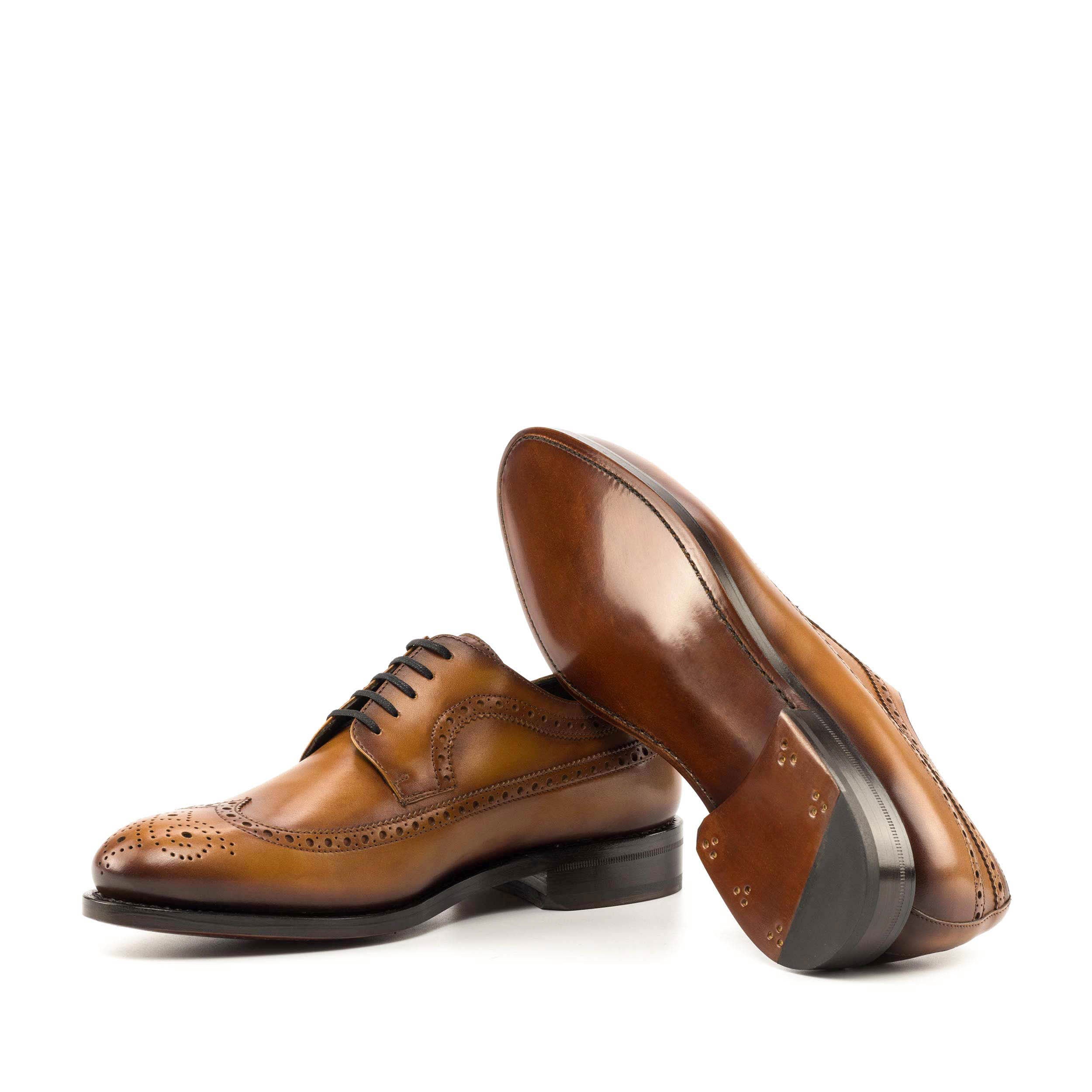 lavera 2 - Classic longwing blucher derby office dress shoes for men