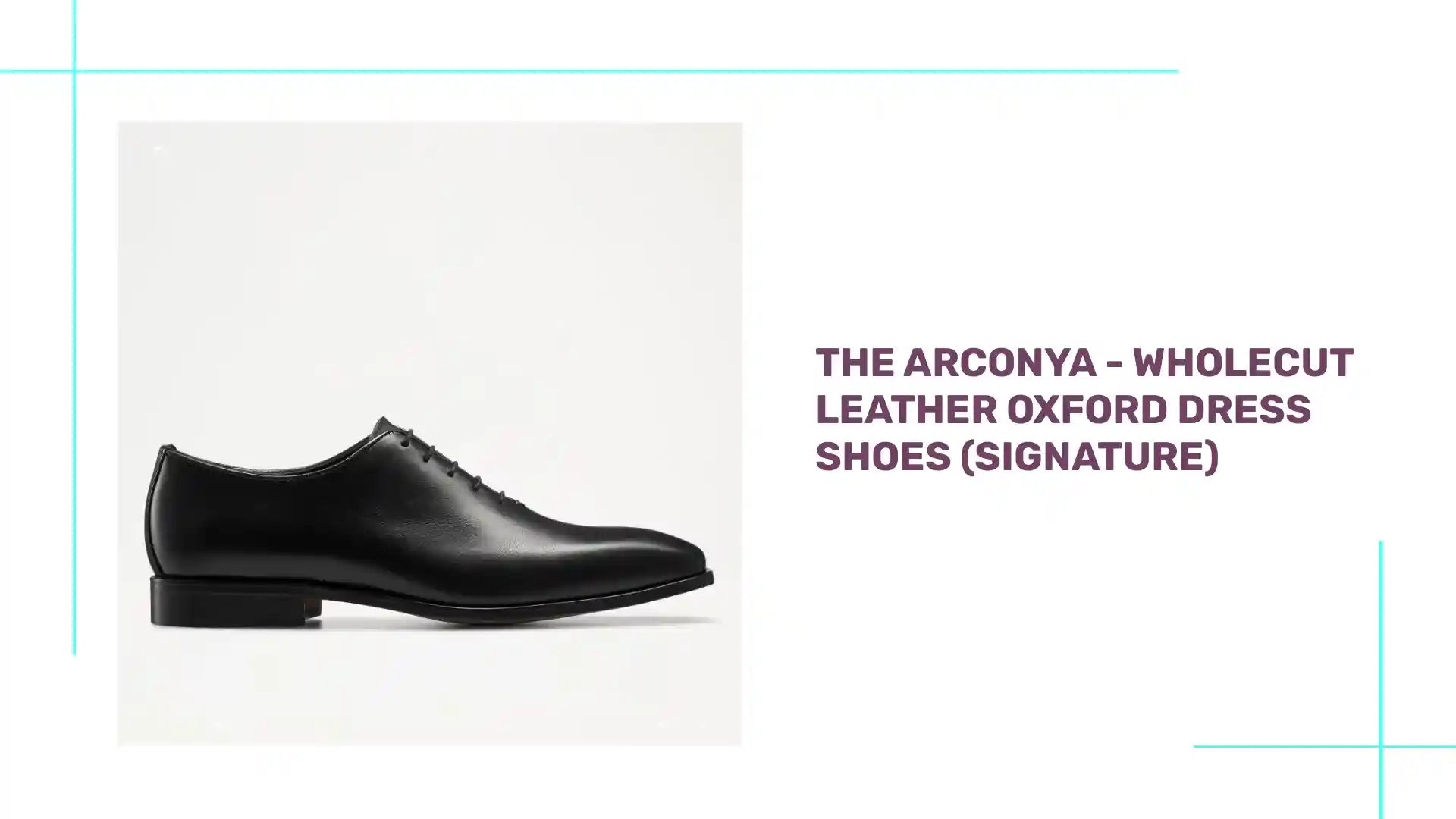 The Arconya - wholecut Leather Oxford Dress Shoes (signature) by@Outfy