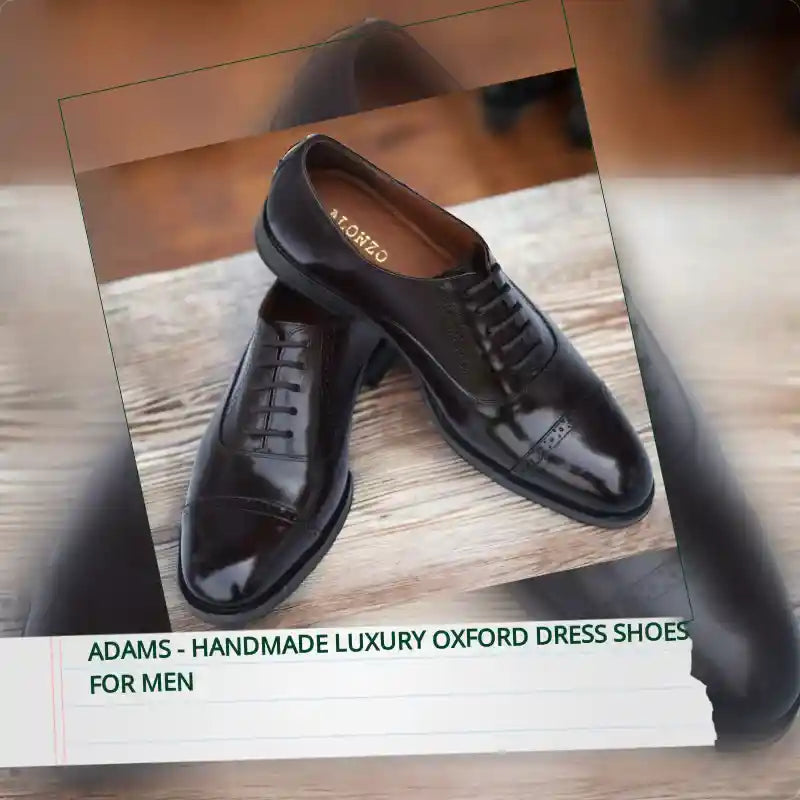 Adams - Handmade luxury Oxford Dress Shoes for men by@Outfy
