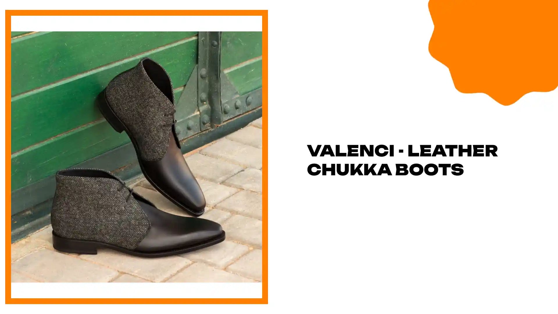 Valenci - leather chukka boots by@Outfy