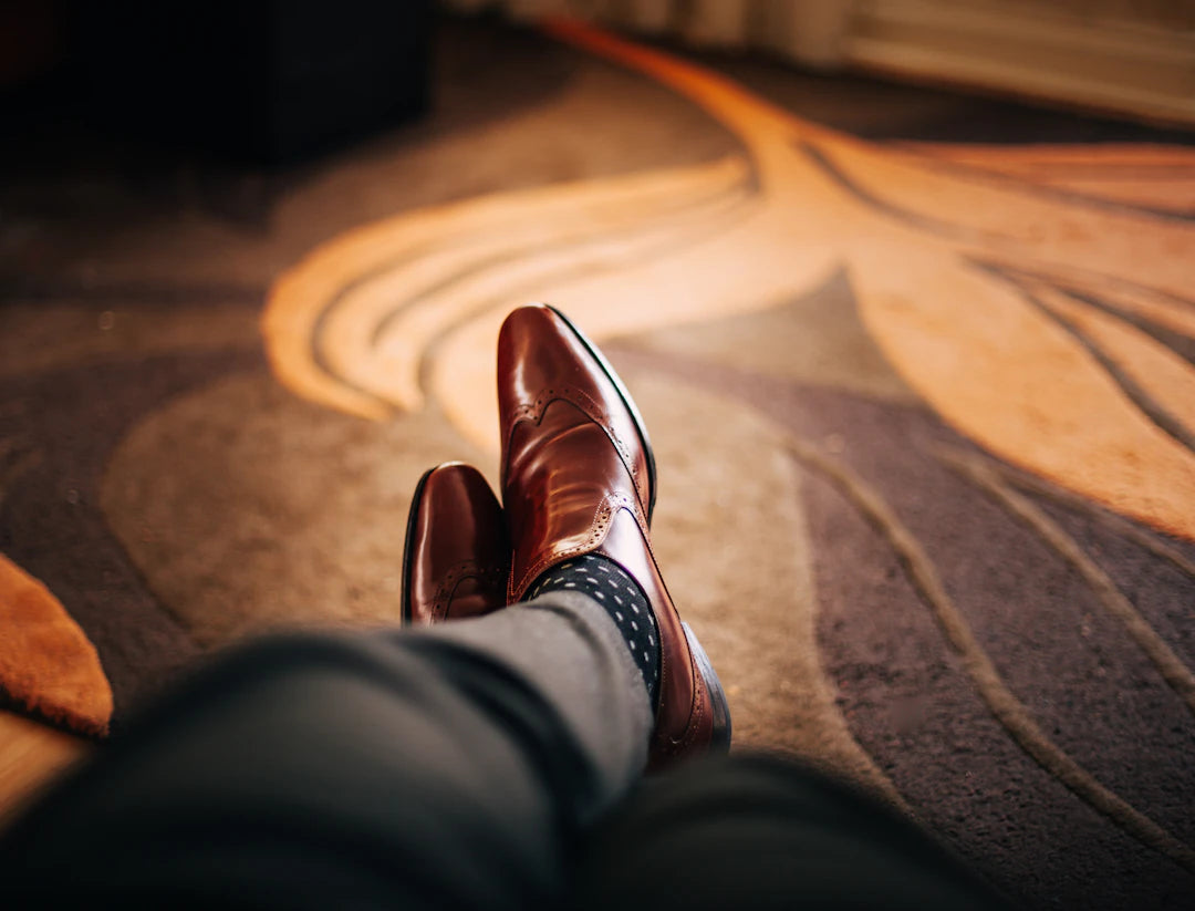 Elegant Patina Leather Oxfords for Distinctive Style