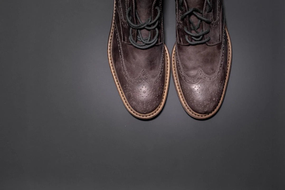 Exceptional Patina Oxford Dress Shoes for Men