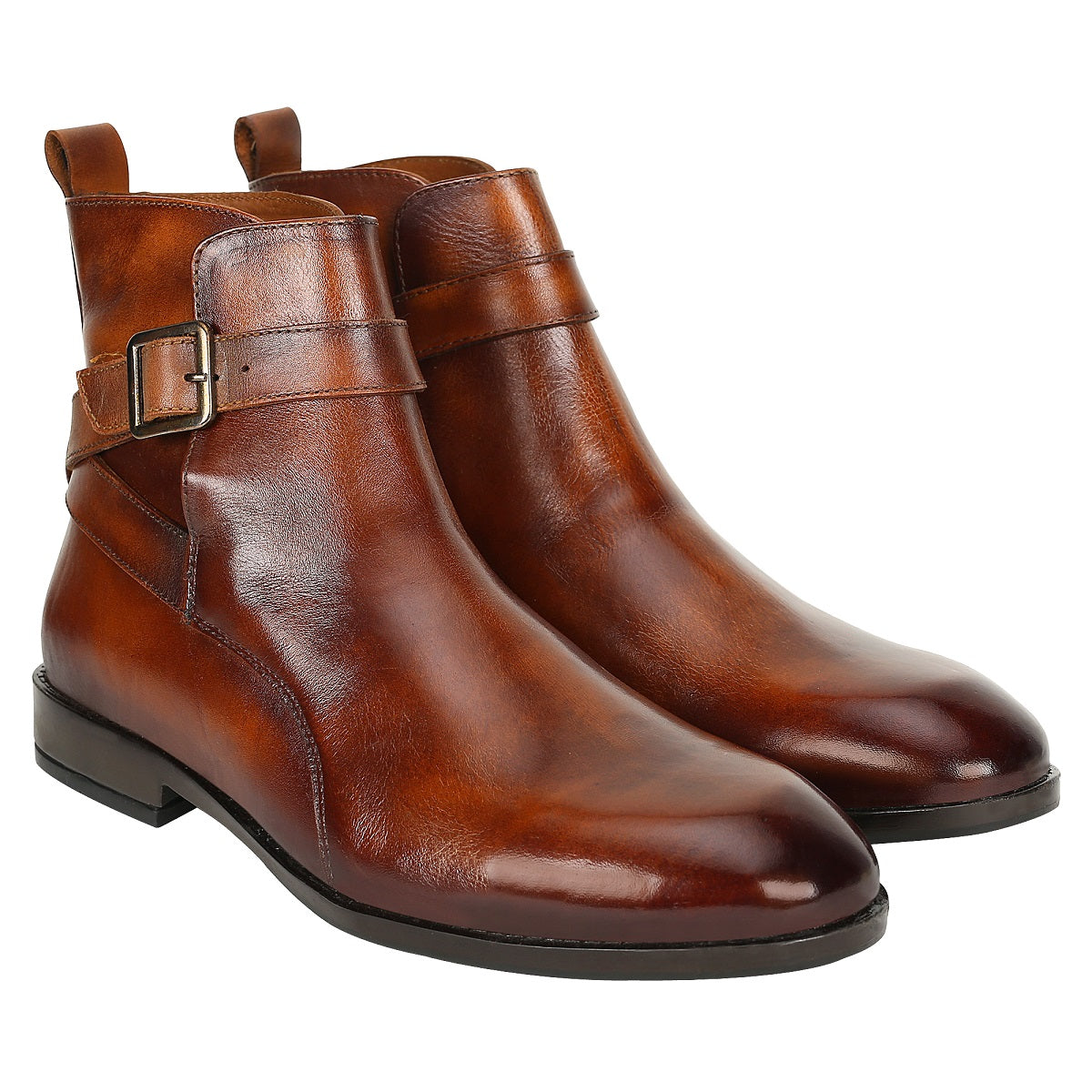 Adam Jodhpur - Handmade  leather boots Boots with strap