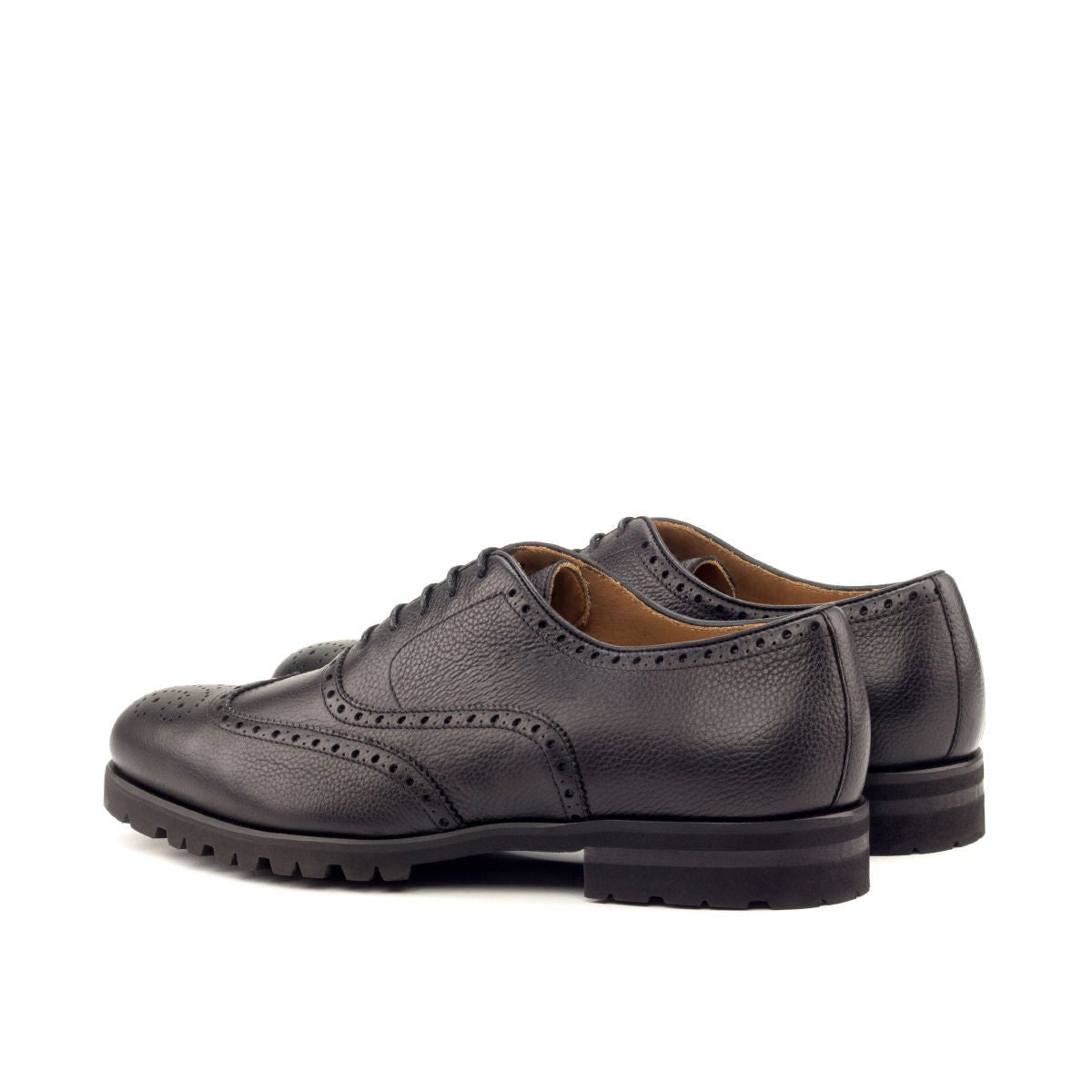 Rosano - leather brogue oxford  shoes