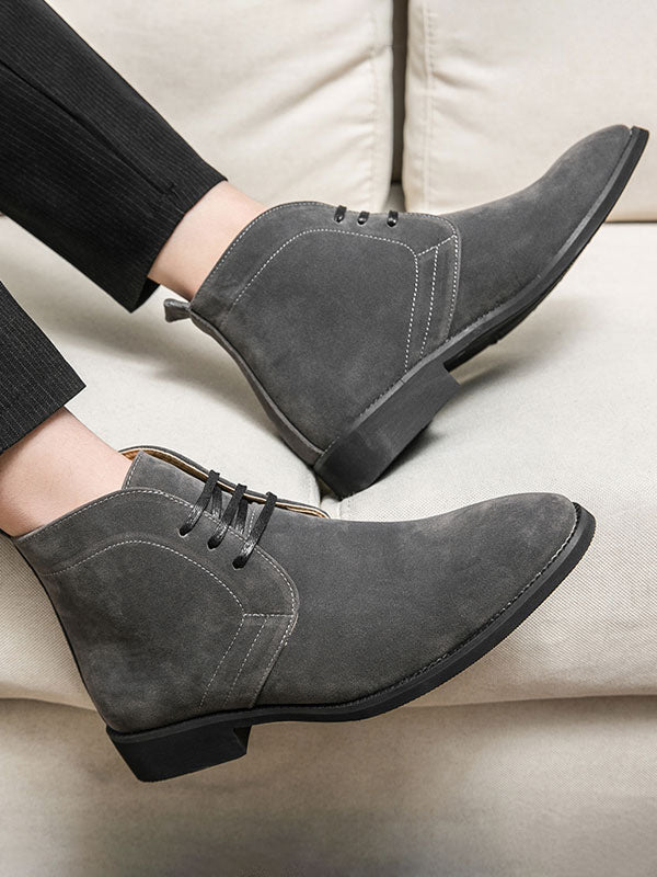 Clairevo - leather chukka boots for men